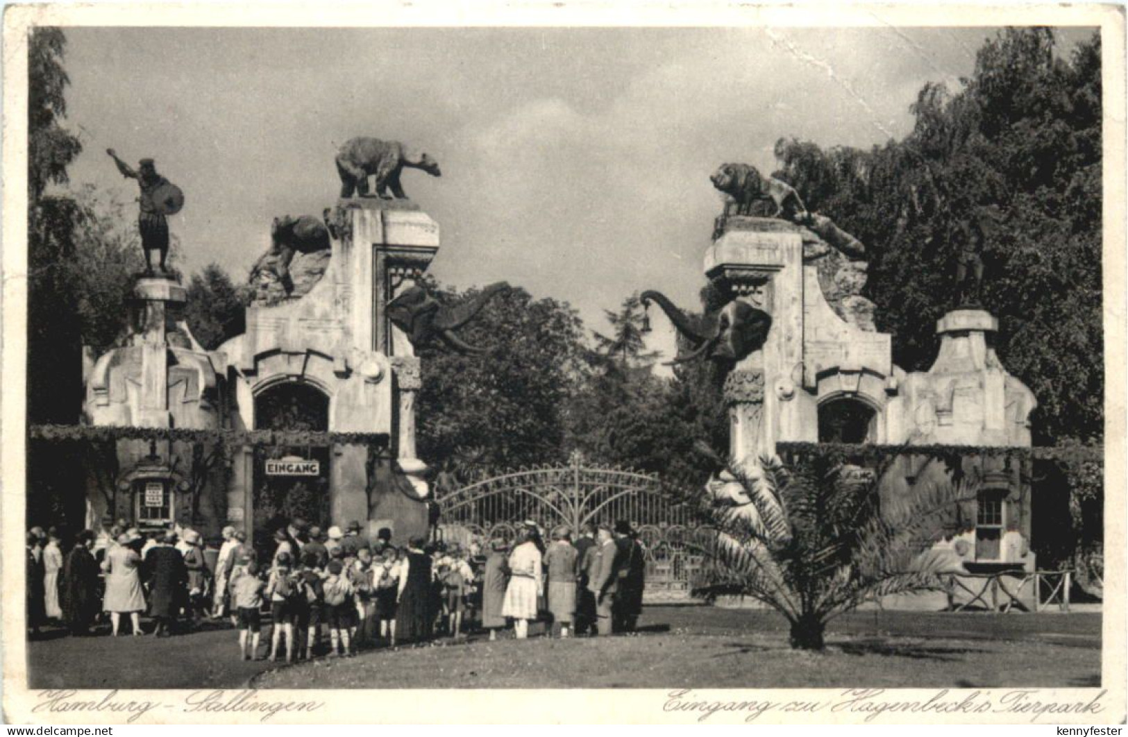 Hamburg-Stellingen - Carl Hagenbecks Tierpark - Eingang