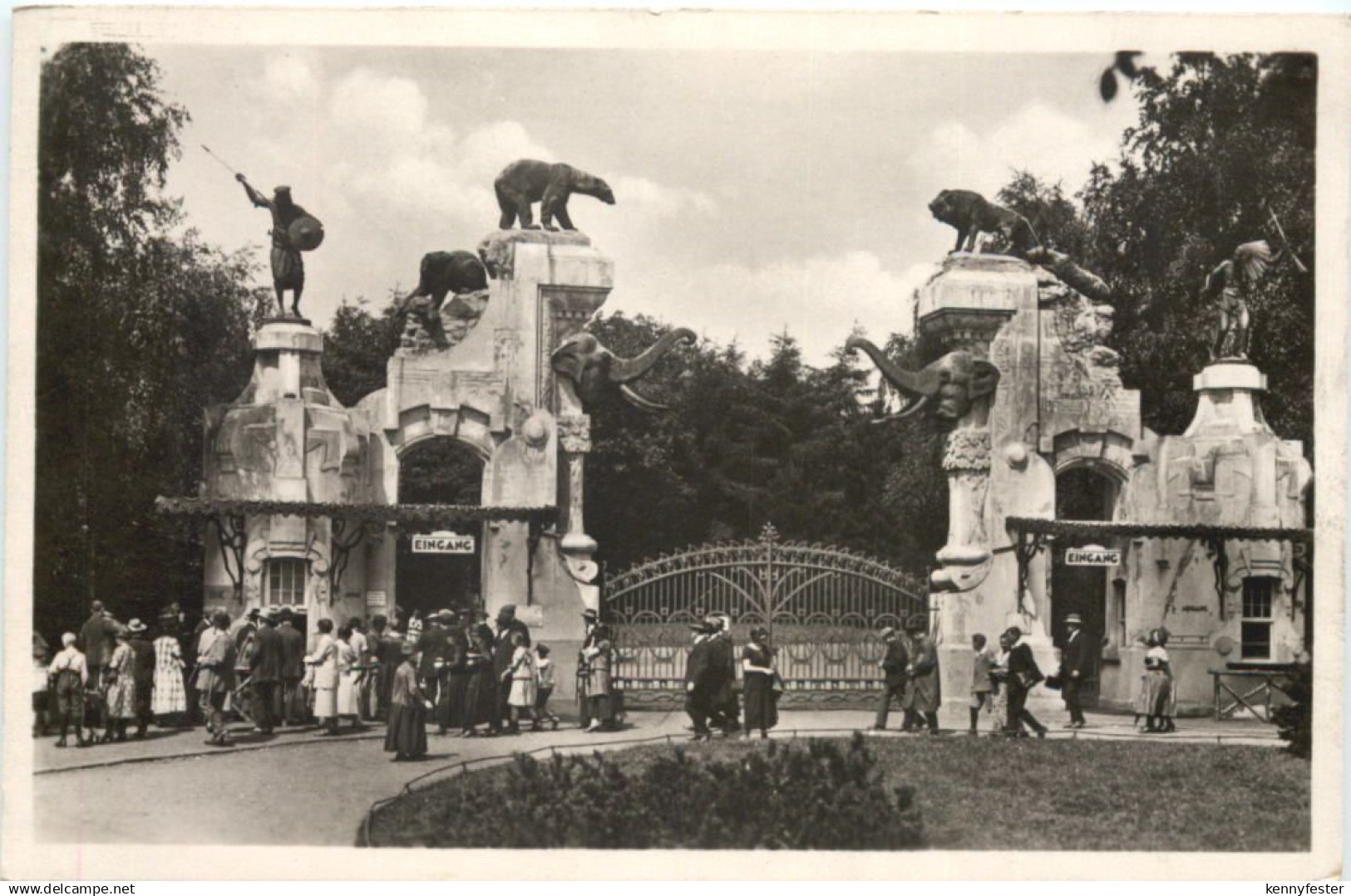 Hamburg-Stellingen - Carl Hagenbecks Tierpark - Hupteingang
