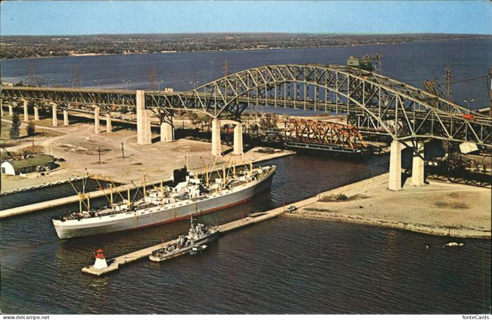 Hamilton Ontario Burlington Skyway Bridge Steamer