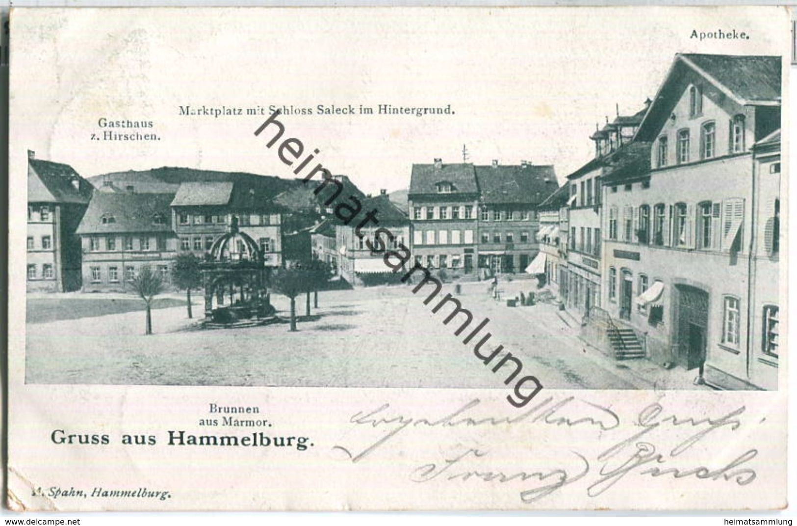Hammelburg - Marktplatz - Schloss