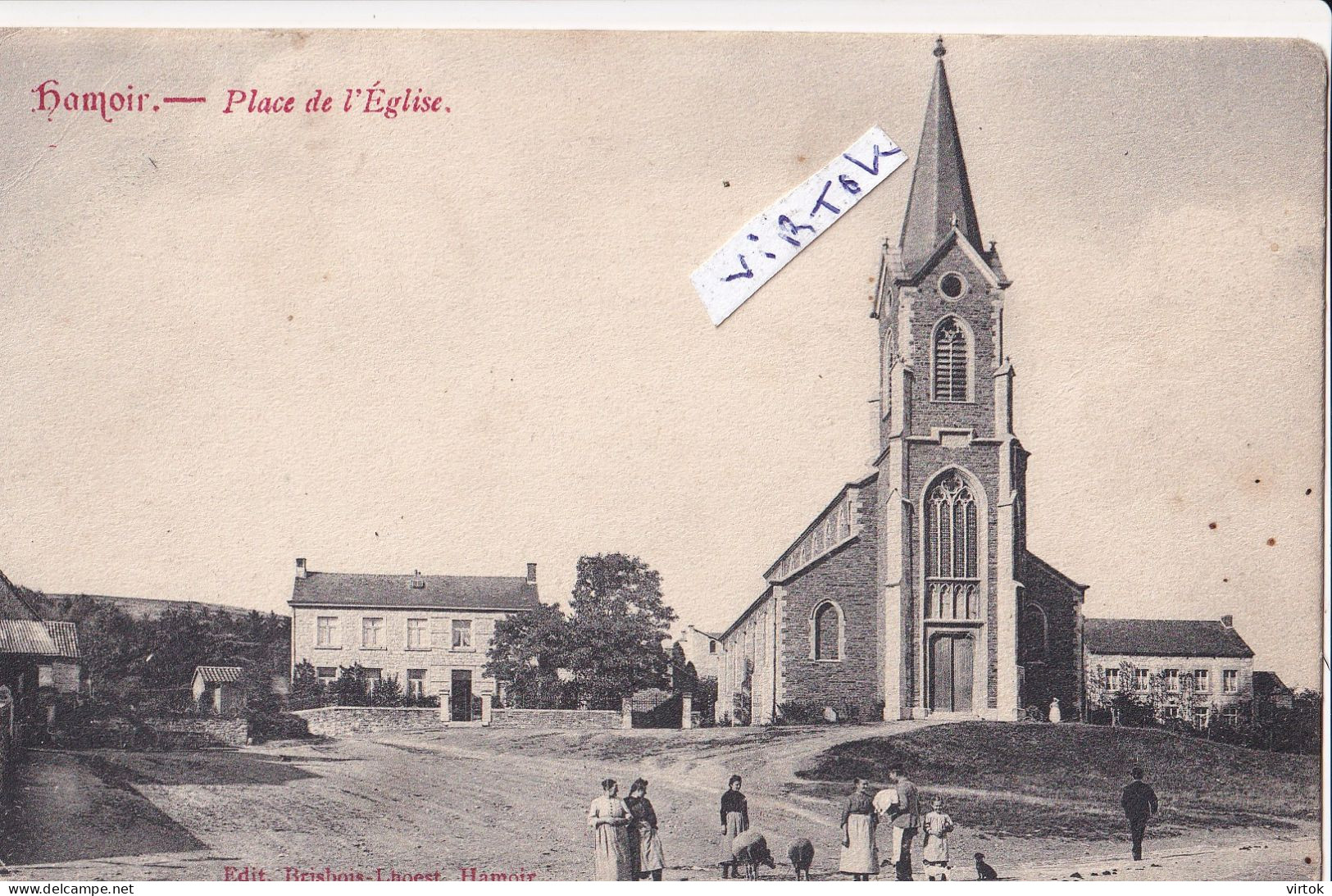 Hamoir : place de l'eglise