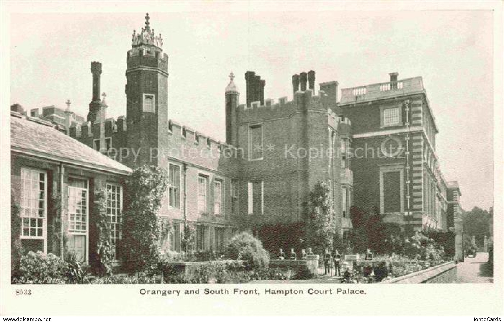 Hampton  London UK Orangery and South Front Hampton Court Palace