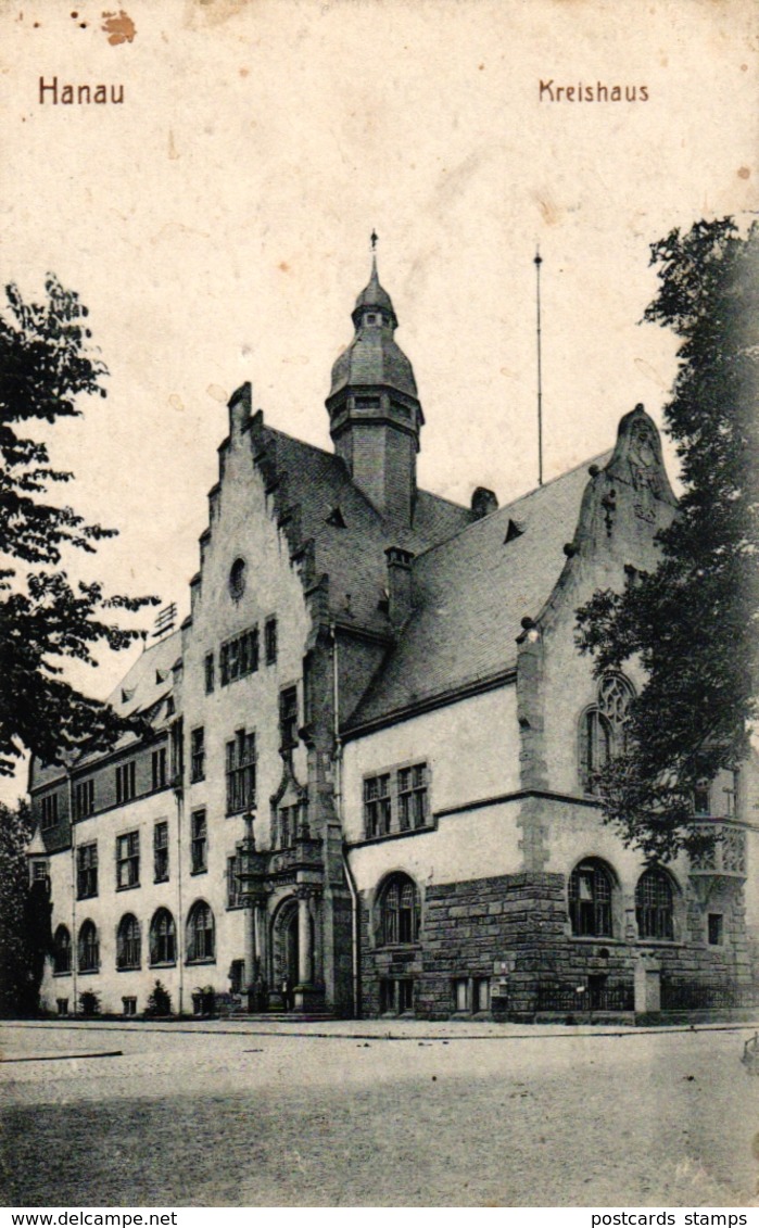 Hanau, Kreishaus, Feldpost 1917