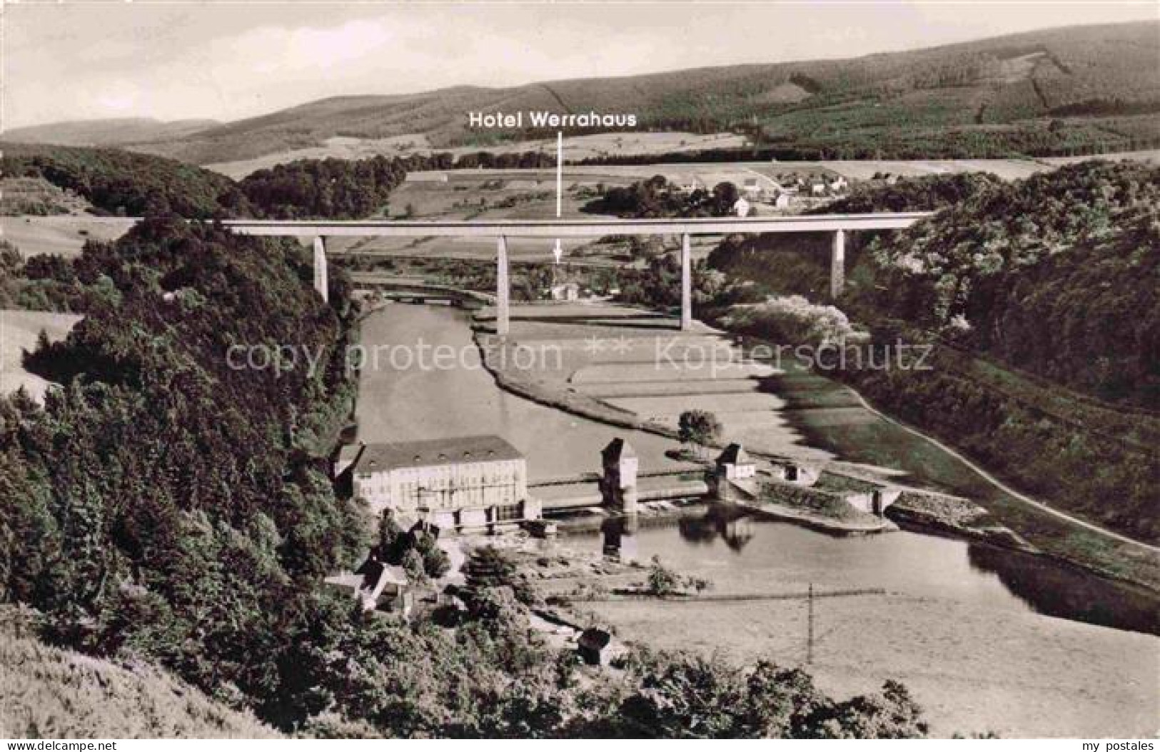 Hann Muenden Hannoversch Muenden Goettingen Hotel Werrahaus unterhalb der Autoba