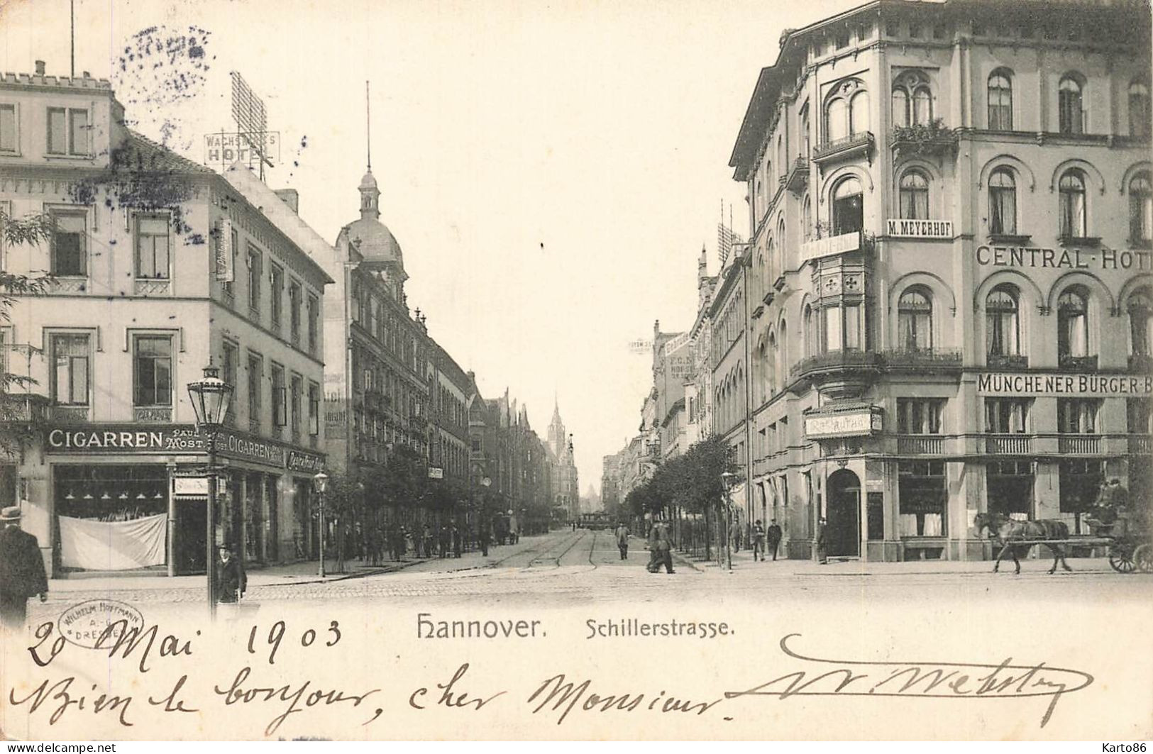 hannover , basse saxe * 1903 * schillerstrasse * hanovre germany allemagne
