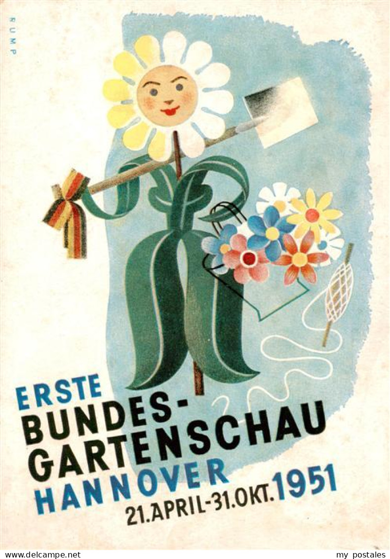 HANNOVER  CITY Erste BUGA Hannover 1951