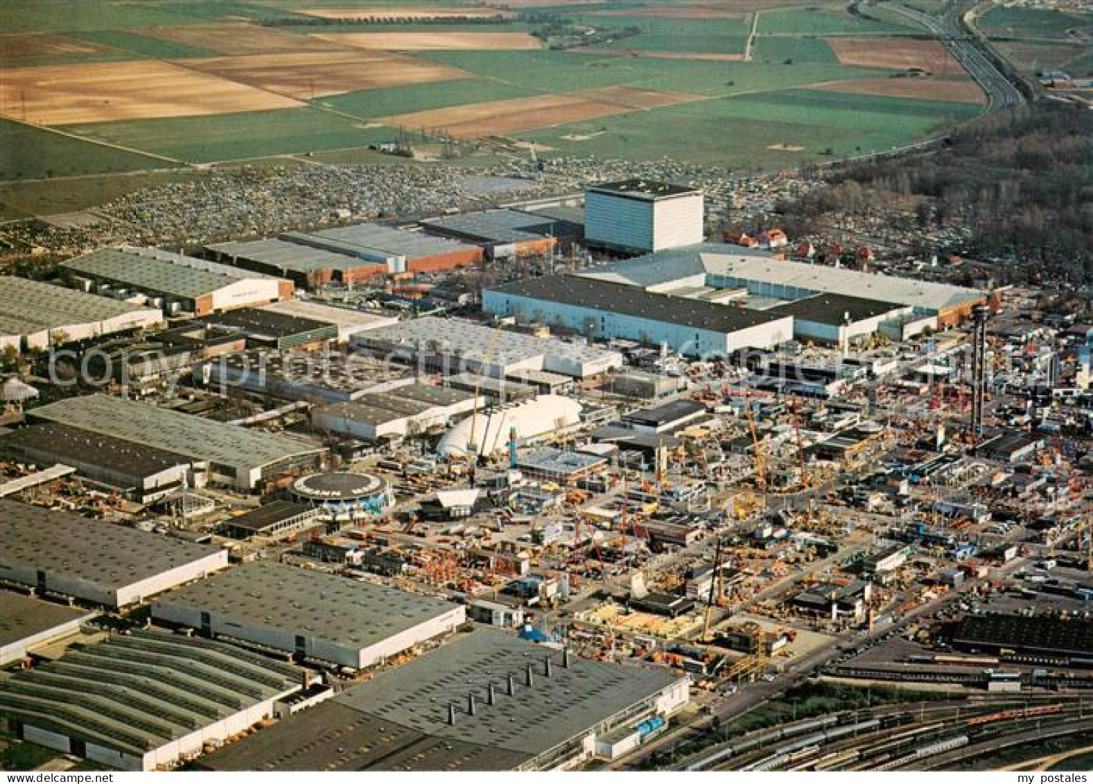 HANNOVER  CITY Fliegeraufnahme Hannover Messe
