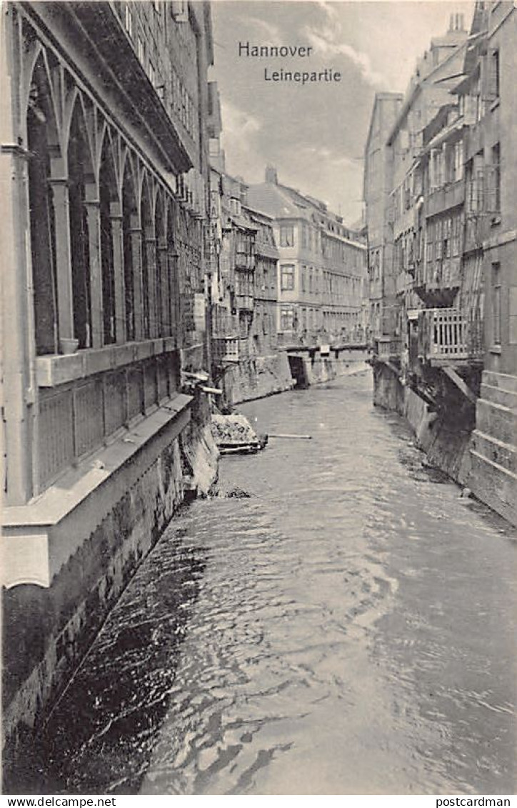 Hannover (NI) Leinepartie Verlag Georg Kugelmann, Hannover 1906