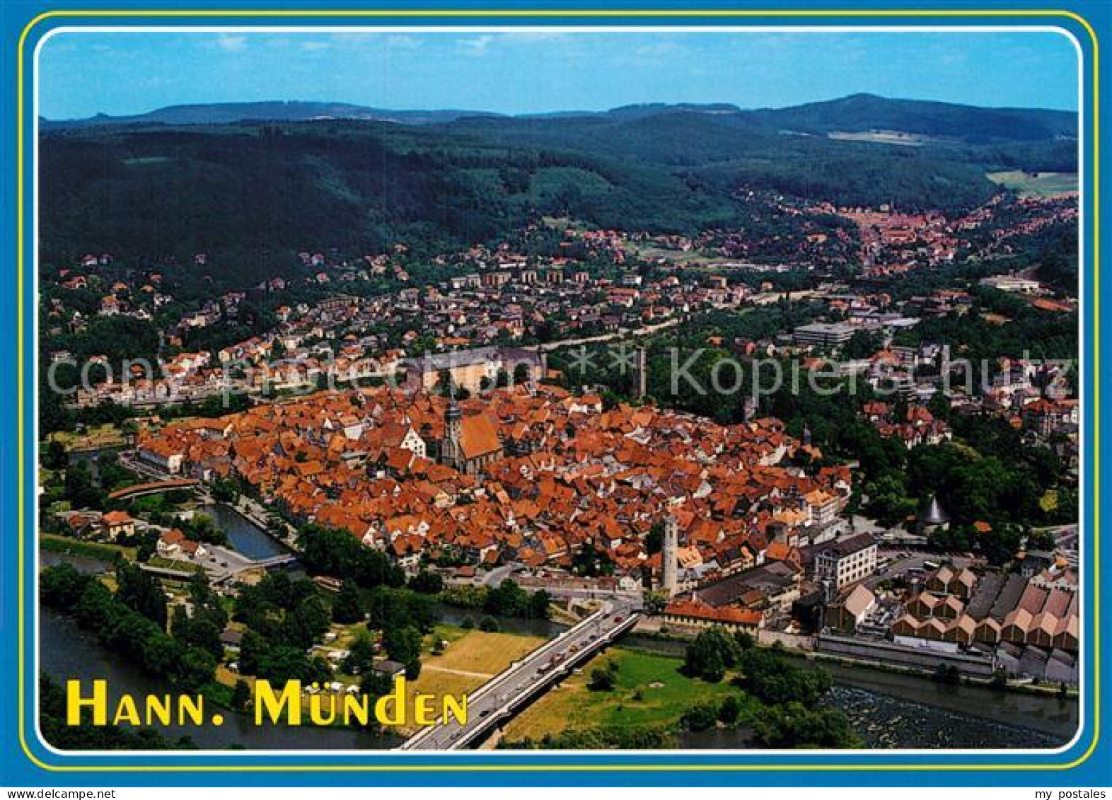 Hannoversch Muenden Fliegeraufnahme