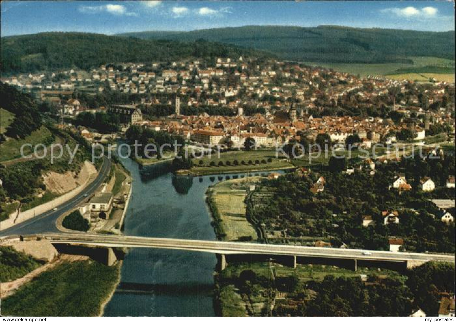 Hannoversch Muenden Fliegeraufnahme