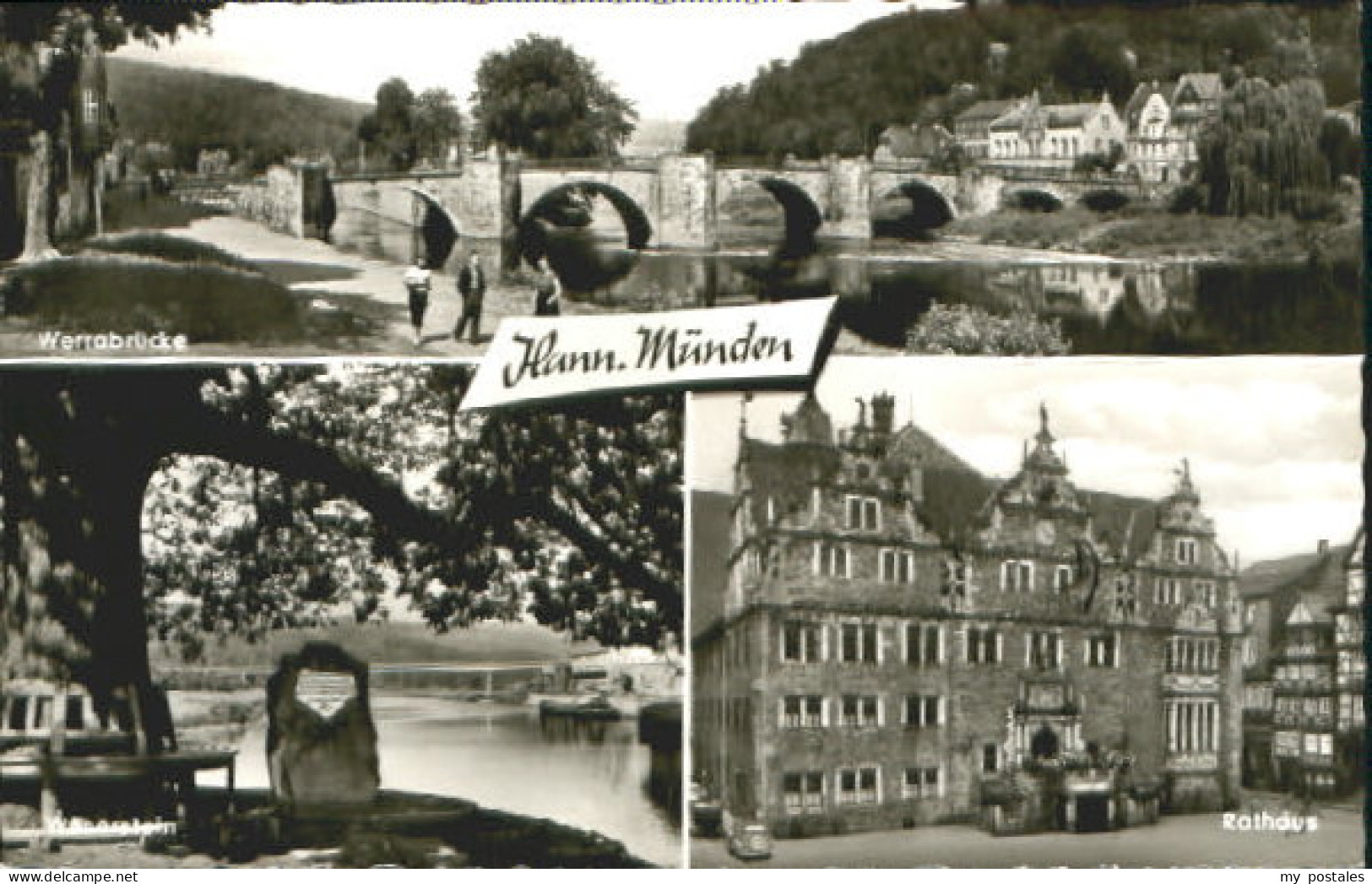 Hannoversch Muenden Hann Muenden Bruecke Rathaus