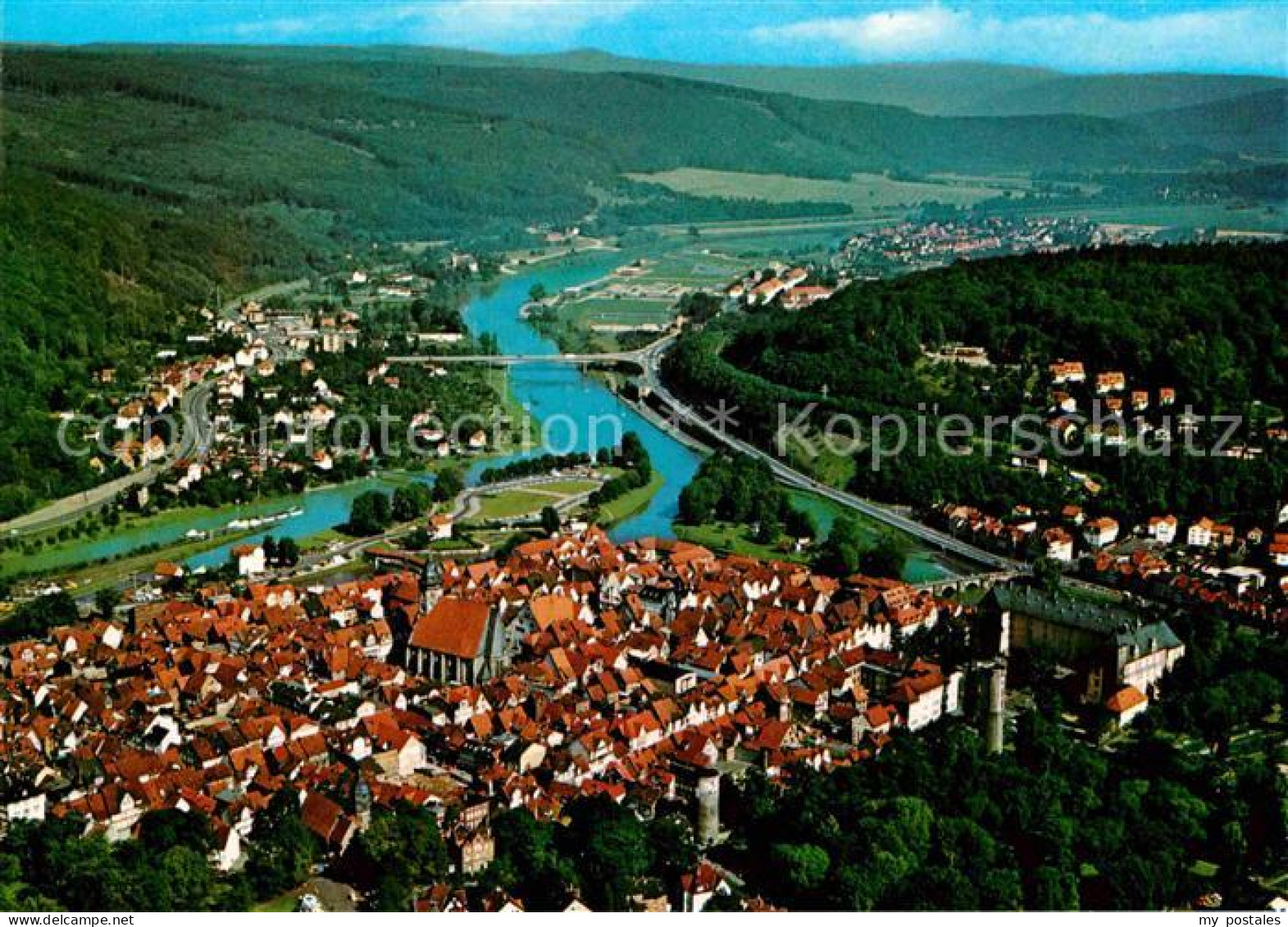 Hannoversch Muenden Luftaufnahme