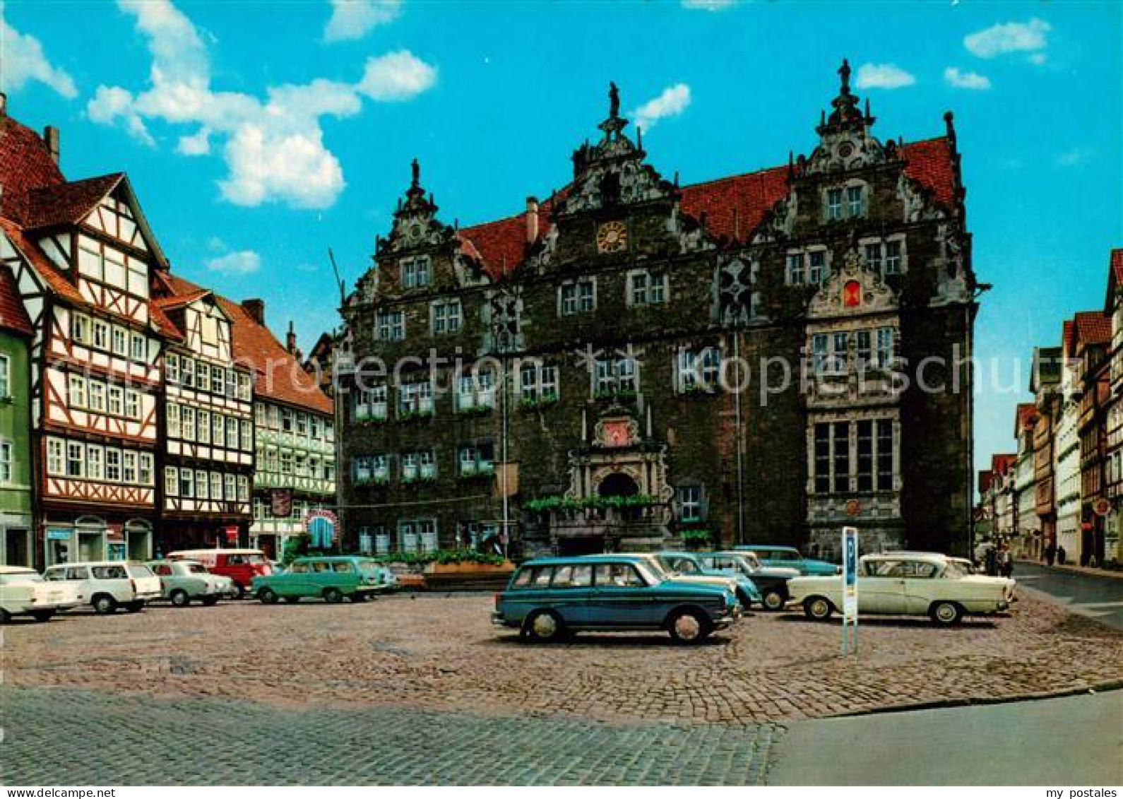 Hannoversch Muenden Marktplatz Rathaus