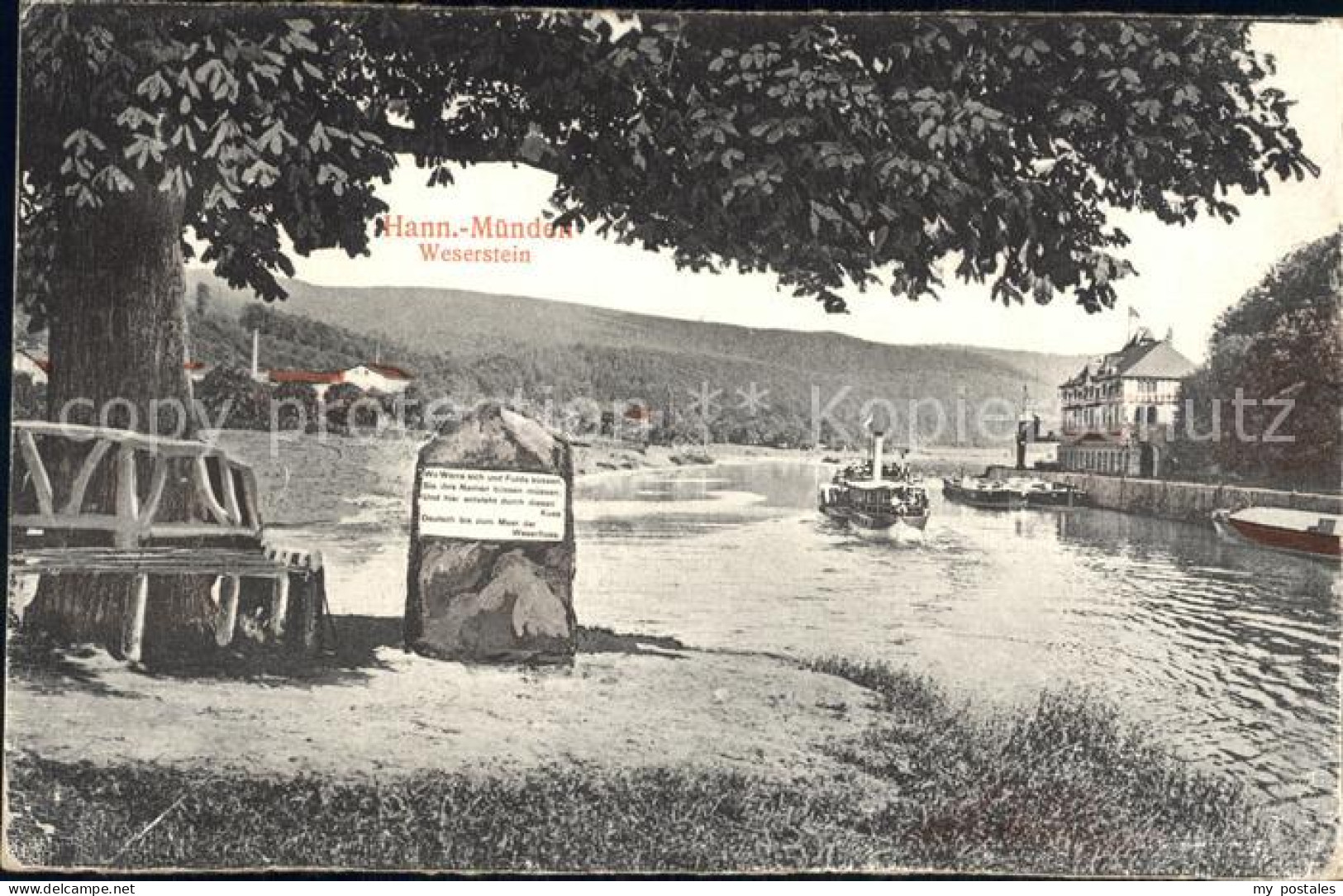 Hannoversch Muenden Weserstein