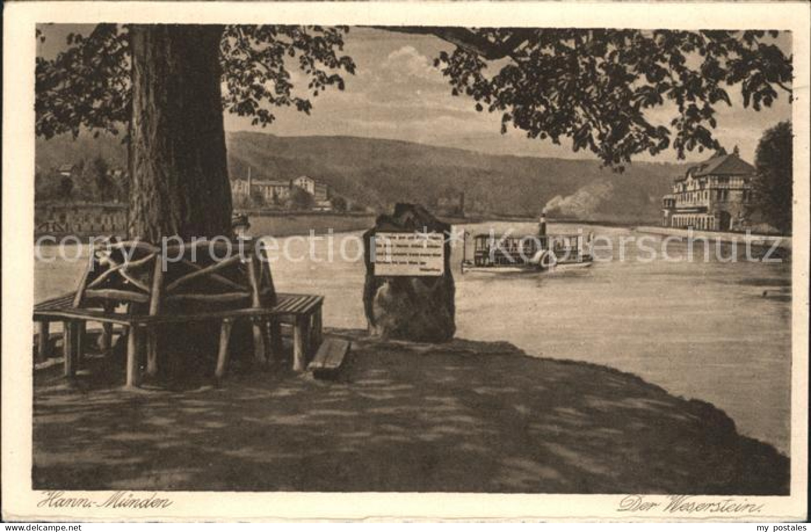 Hannoversch Muenden Weserstein