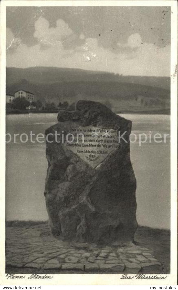 Hannoversch Muenden Weserstein