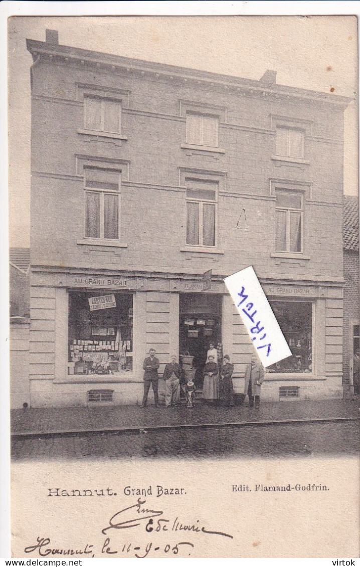Hannut  : grand bazar    1905