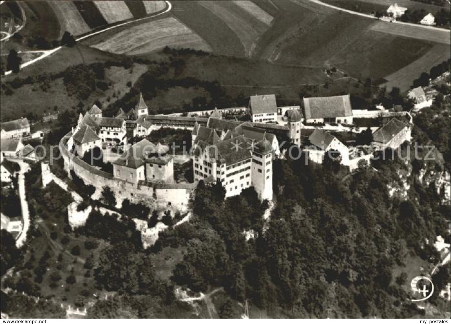 Harburg Schwaben Fliegeraufnahme Schloss Harburg