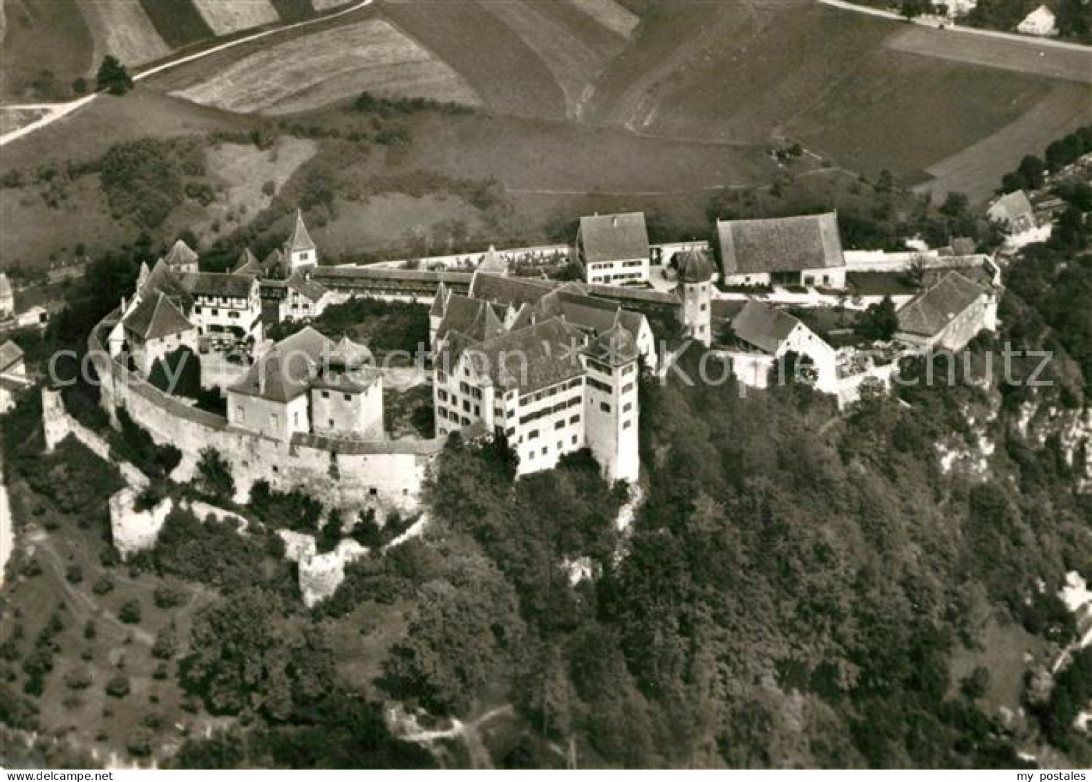 Harburg Schwaben Fliegeraufnahme Schloss Harburg