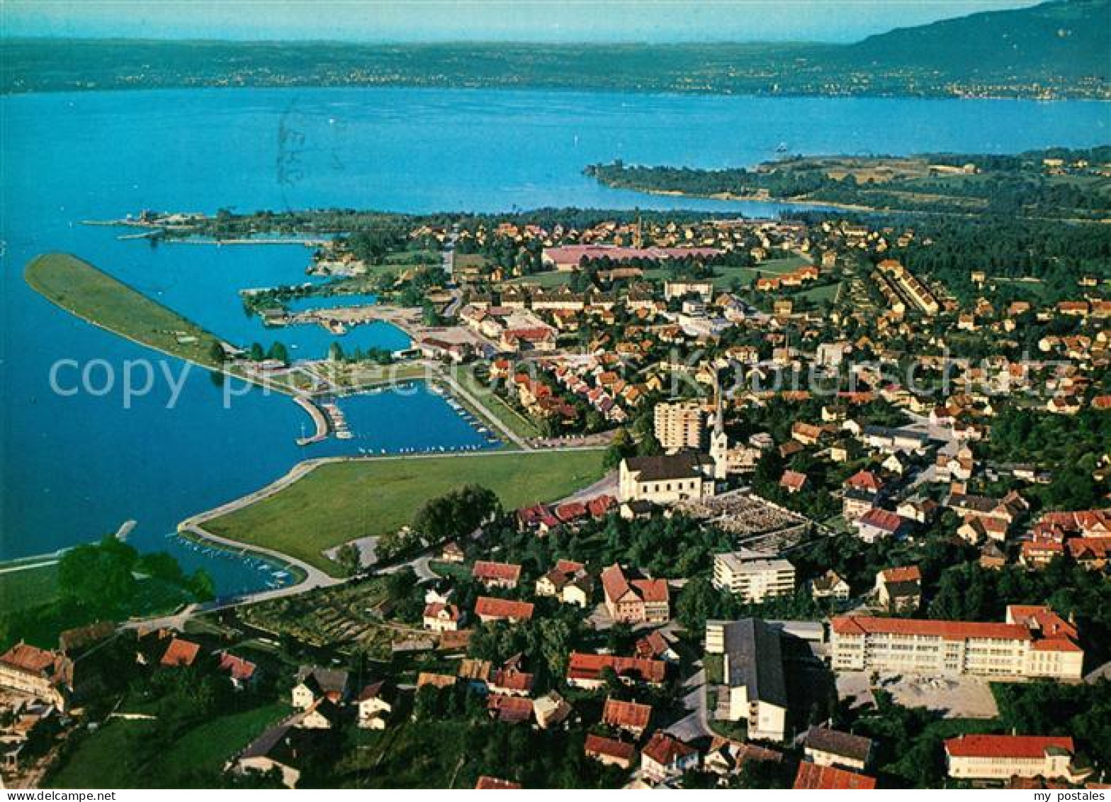 Hard Vorarlberg Fliegeraufnahme