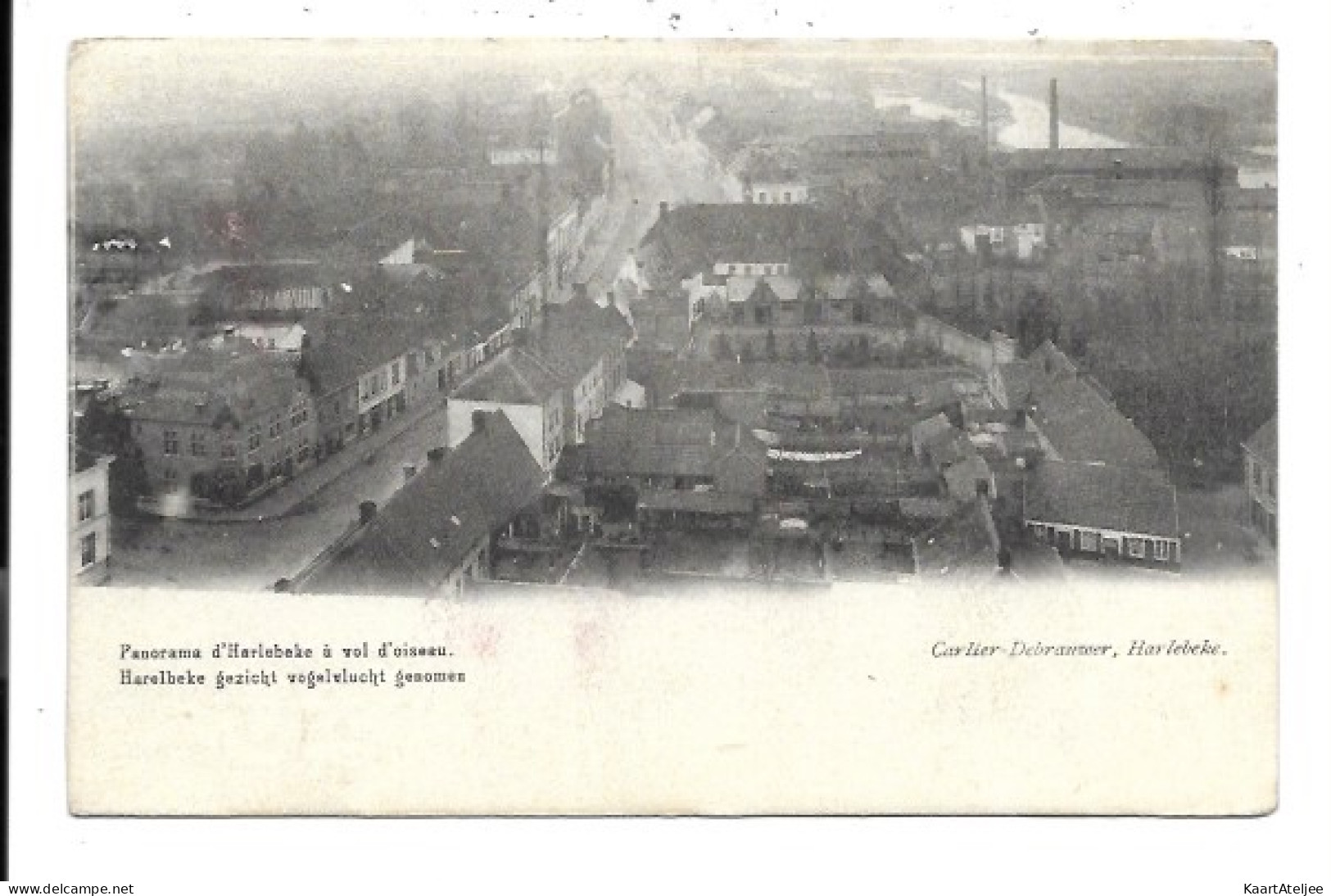 Harelbeke - Gezicht vogelvlucht genomen.