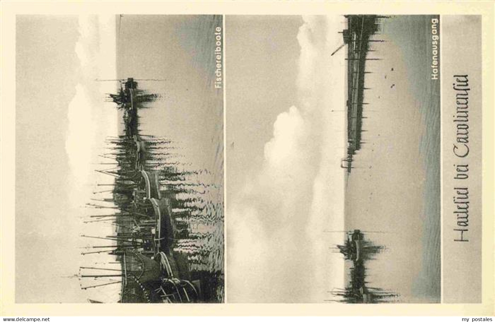 Harlesiel Wittmund Fischereiboote Hafenausgang