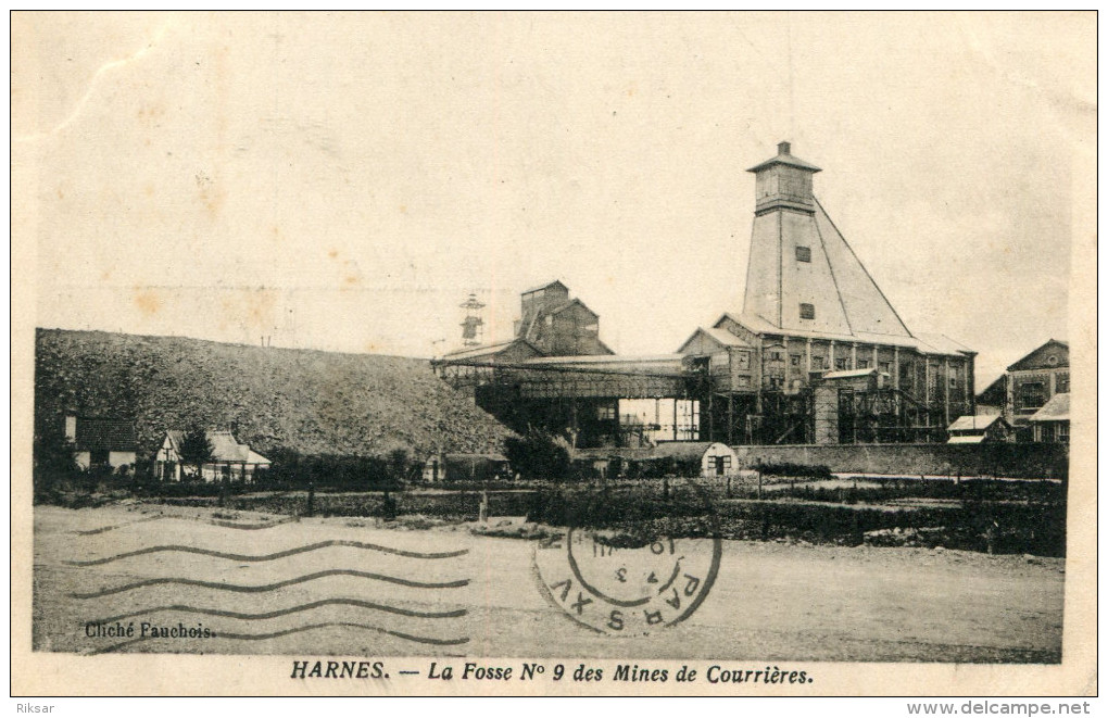 HARNES(PAS DE CALAIS) MINE DE COURRIERE