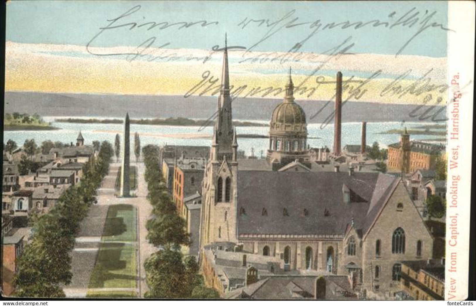 Harrisburg Pennsylvania View from Capitol