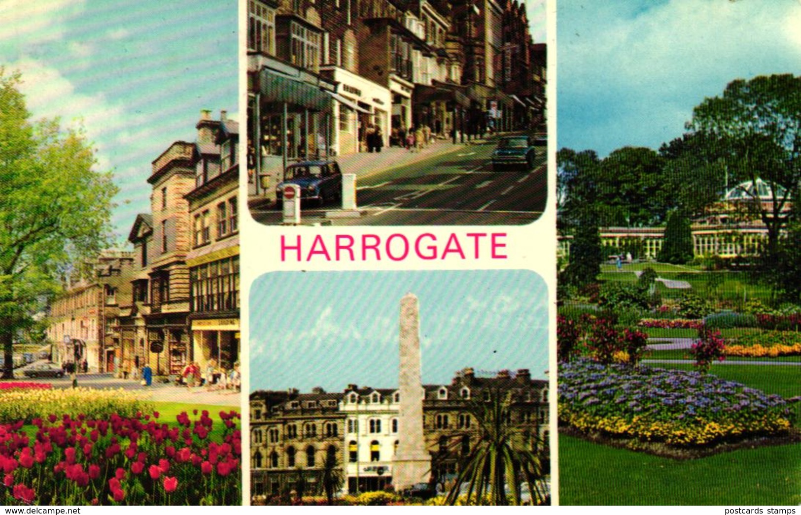 Harrogate, Mehrbild-AK, 1977