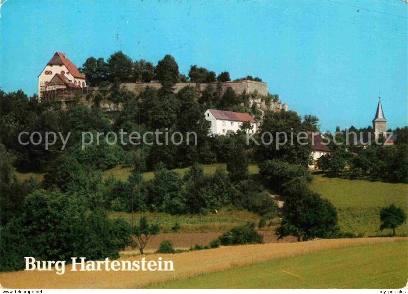 Hartenstein Mittelfranken Burg Hartenstein Kirche
