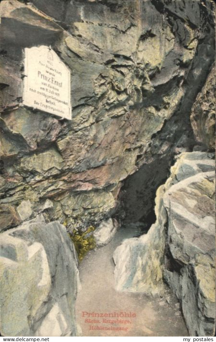 Hartenstein Prinzenhoehle Hoehleneingang *