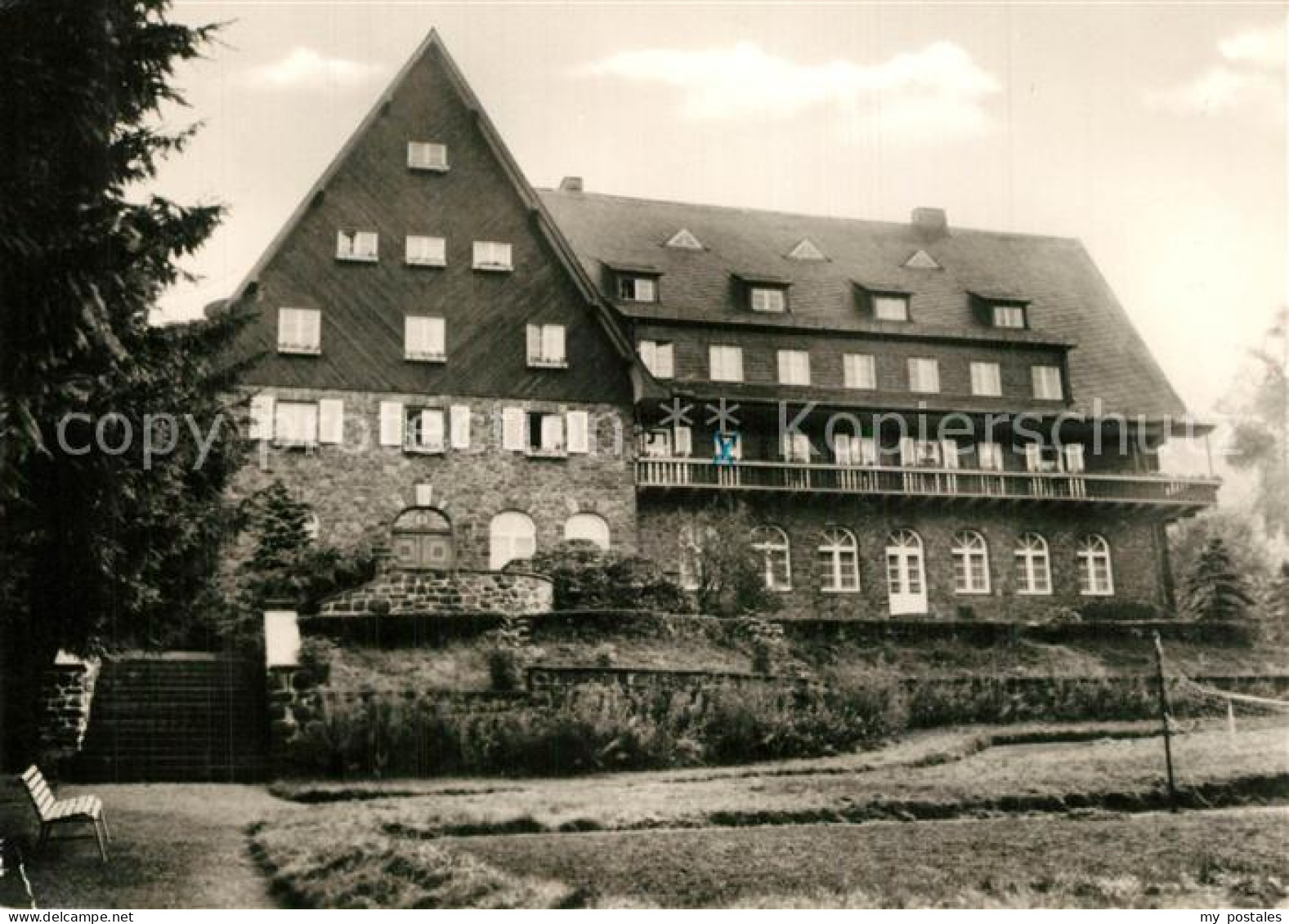 Hartenstein Zwickau FDGB Erholungsheim Aktionseinheit