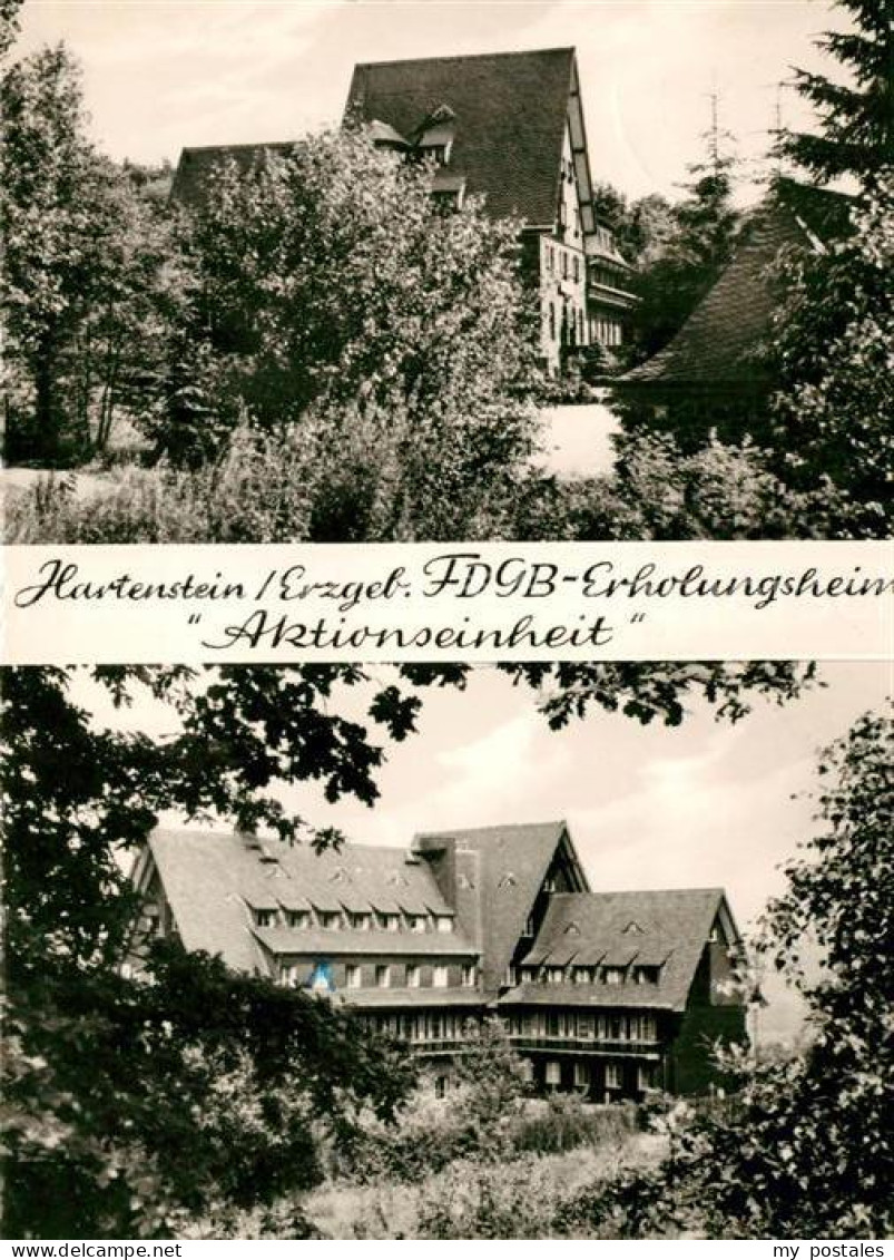 Hartenstein Zwickau FDGB Erholungsheim Aktionseinheit