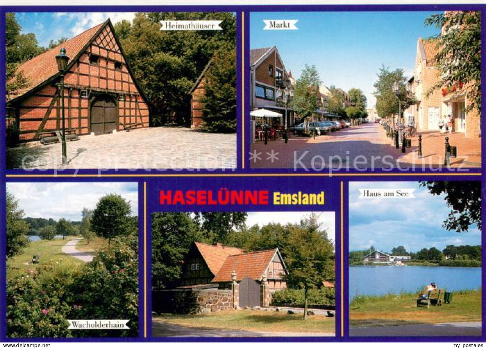 Haseluenne Heimathaeuser Markt Walcholderhain Haus am See