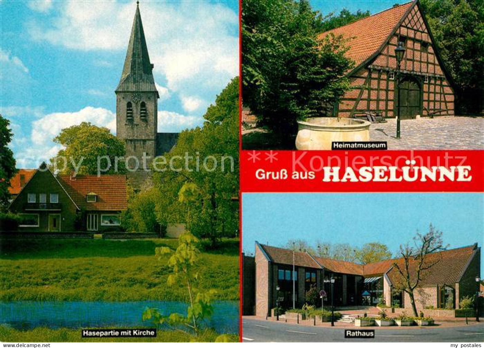 Haseluenne Kirche Heimatmuseum Rathaus