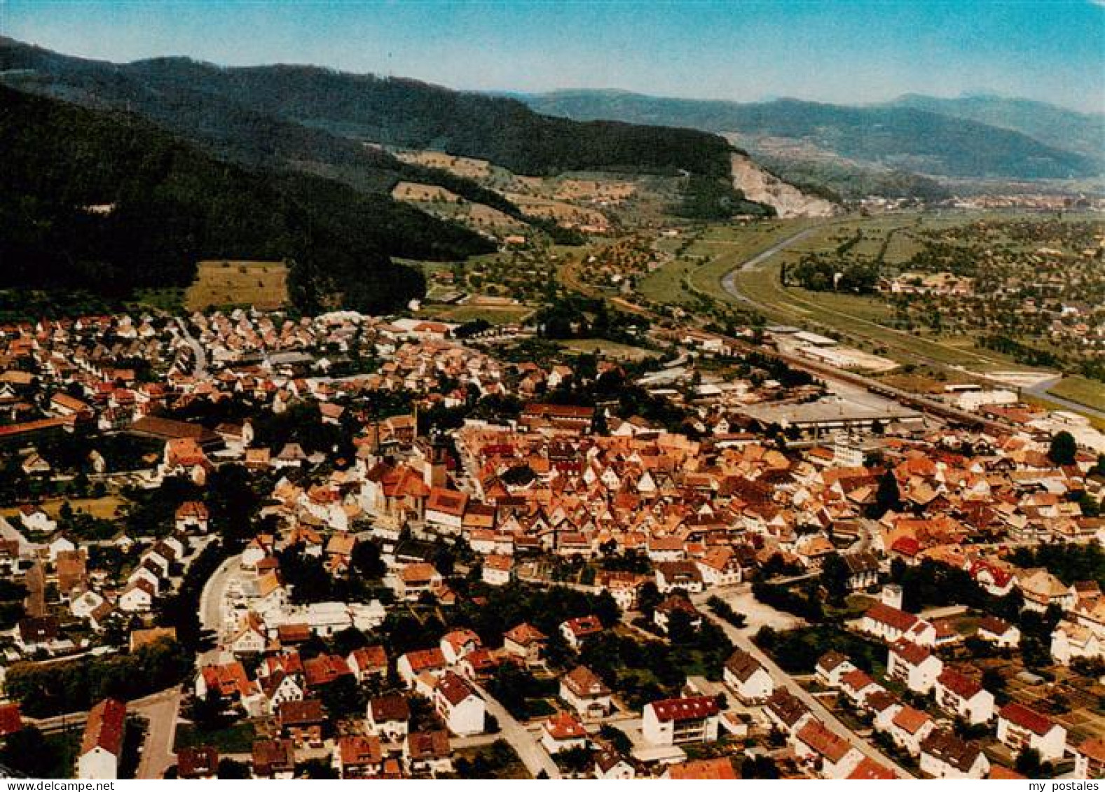 Haslach Kinzigtal Fliegeraufnahme