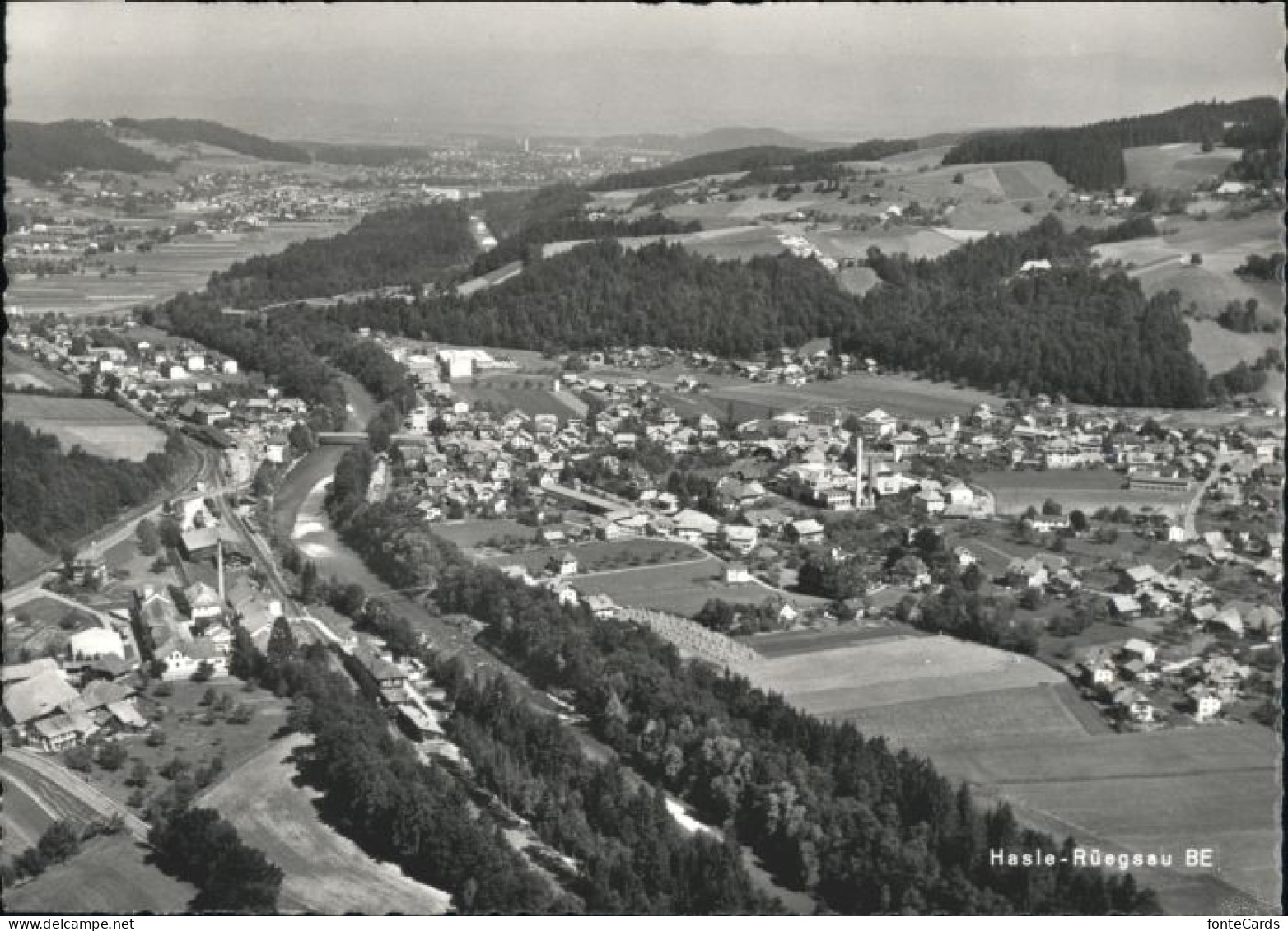 Hasle Burgdorf Fliegeraufnahme