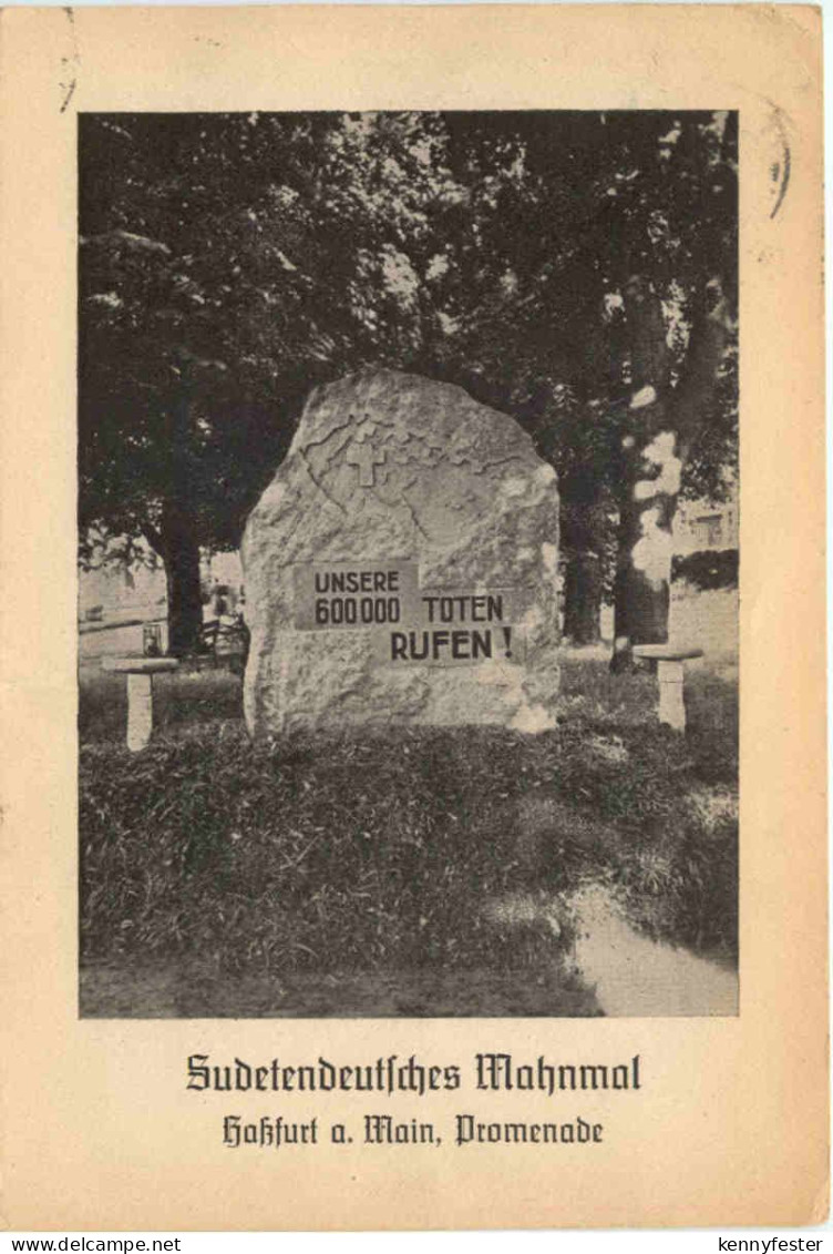 Hassfurt am Main - Sudetendeutsches Mahnmal