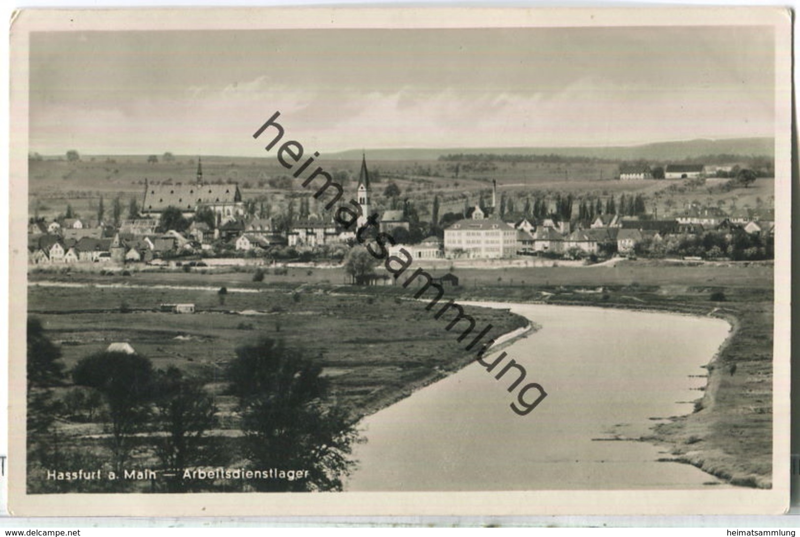 Hassfurt - Arbeitsdienstlager - Verlag Adam Hahn Hassfurt