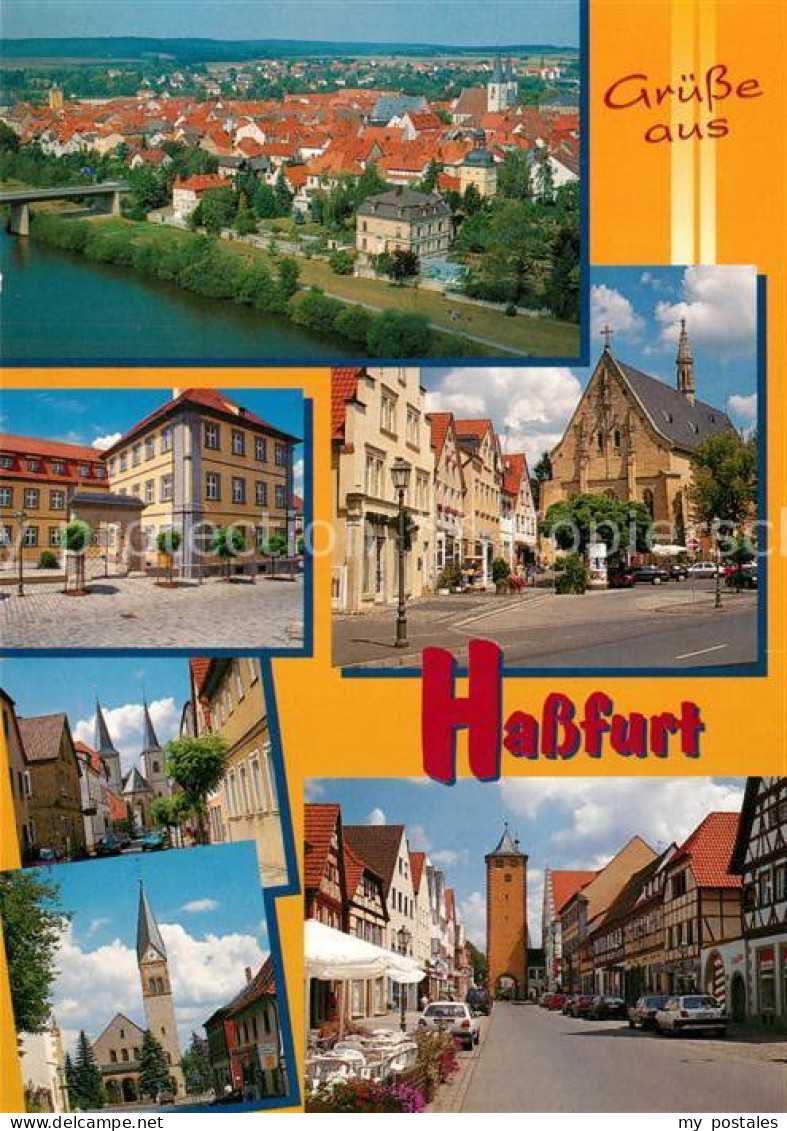 Hassfurt Main Bayern Fliegeraufnahme Tor
