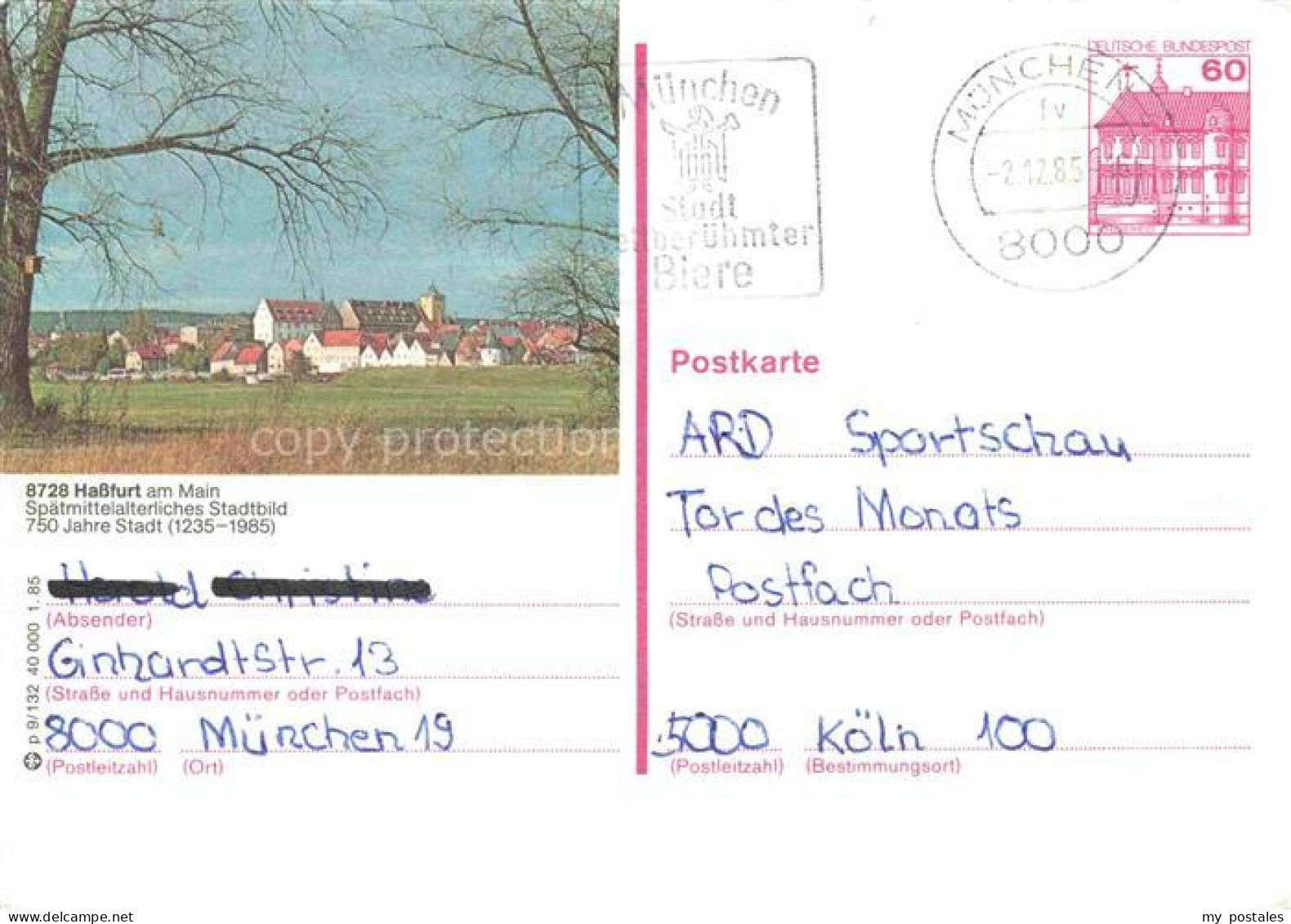Hassfurt Main Bayern Spaetmittelalterliches Stadtbild