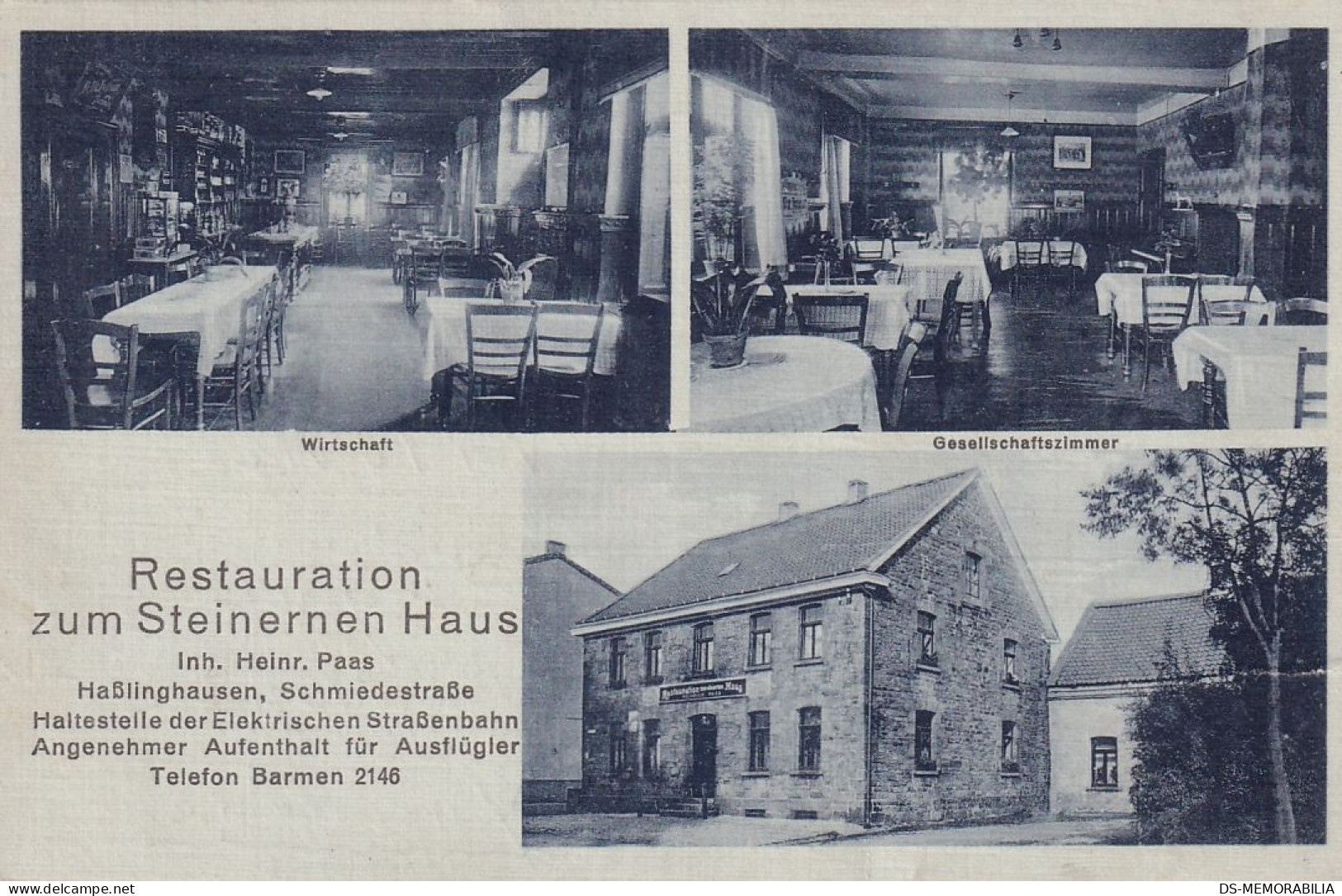 Hasslinghausen - Restauration zum Steinernen Haus Inh.Heinrich Paas