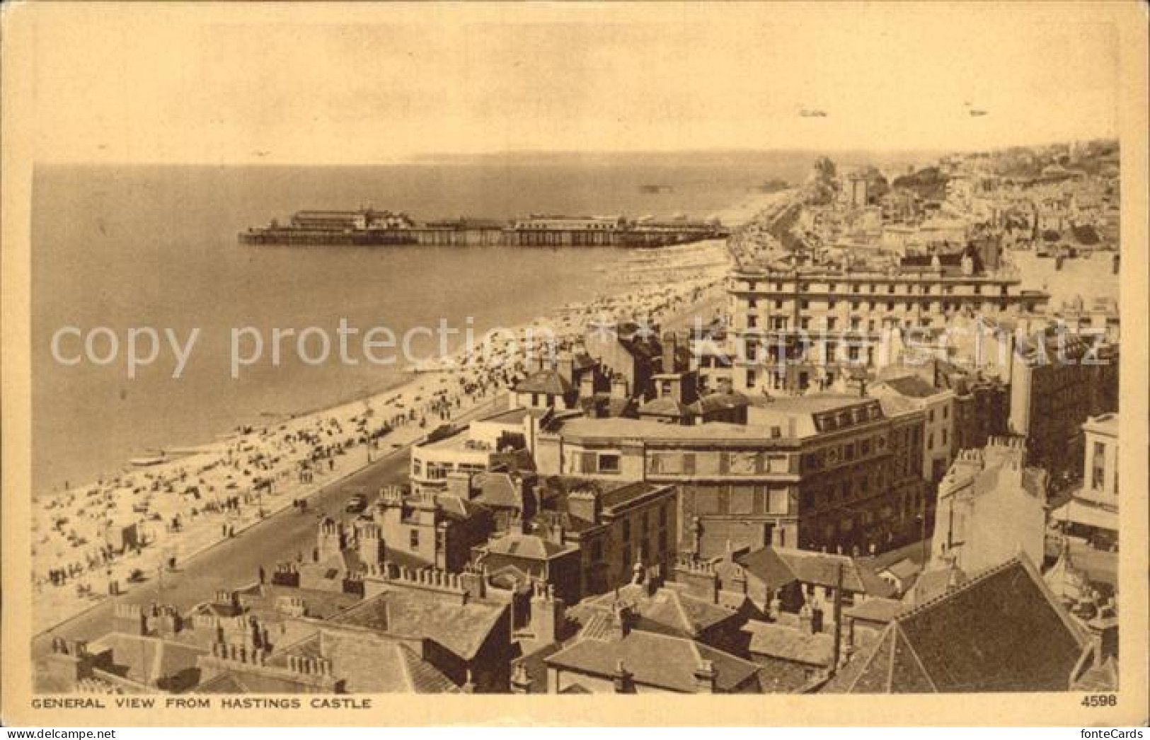 Hastings East Sussex General View from Hastings Castle
