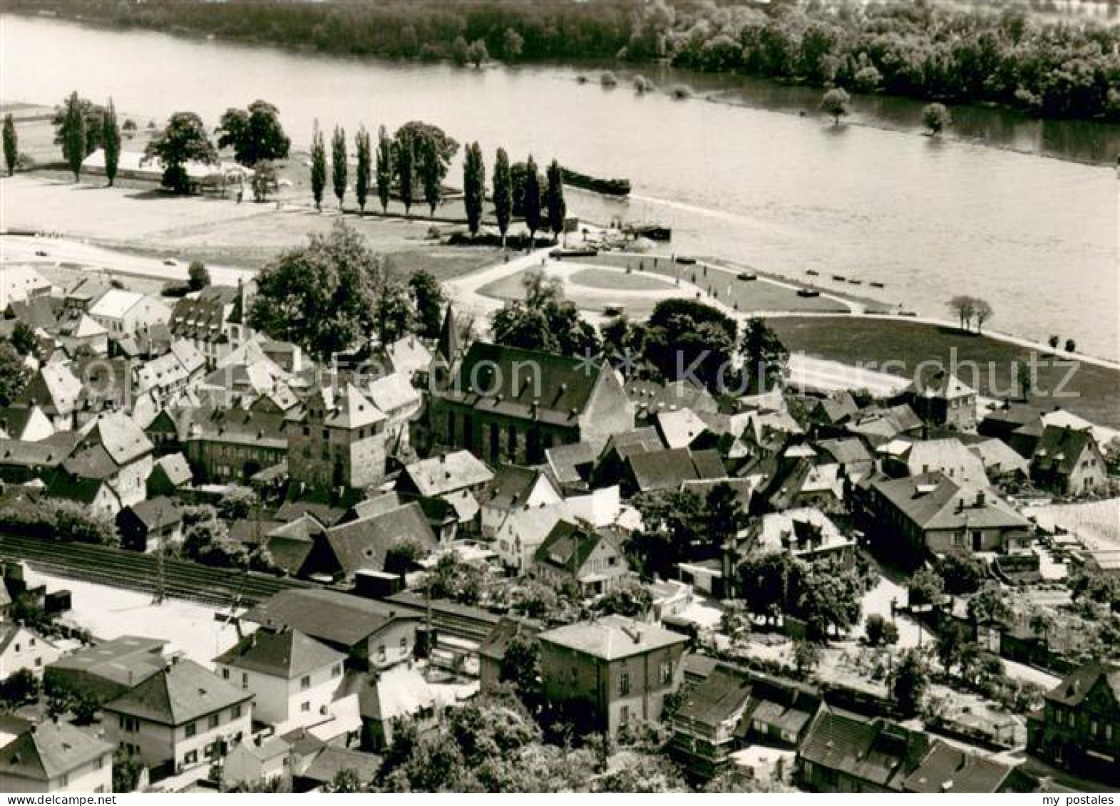 Hattenheim Rheingau Fliegeraufnahme