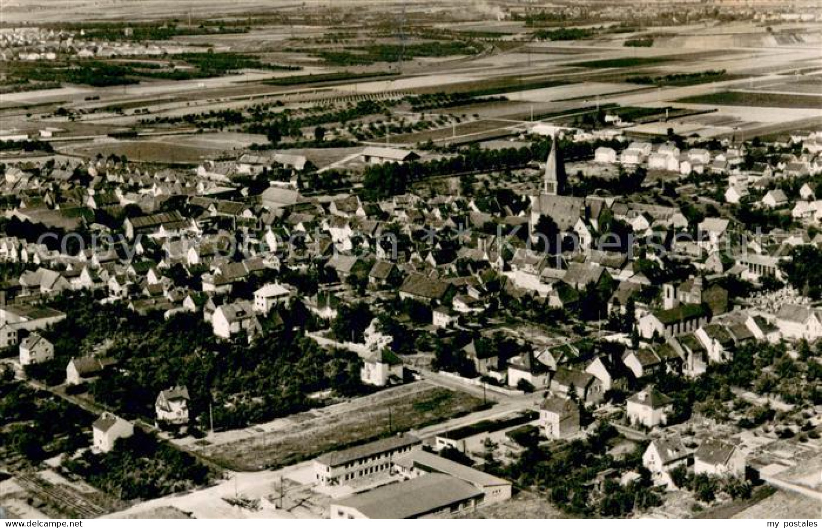 Hattersheim Main Fliegeraufnahme