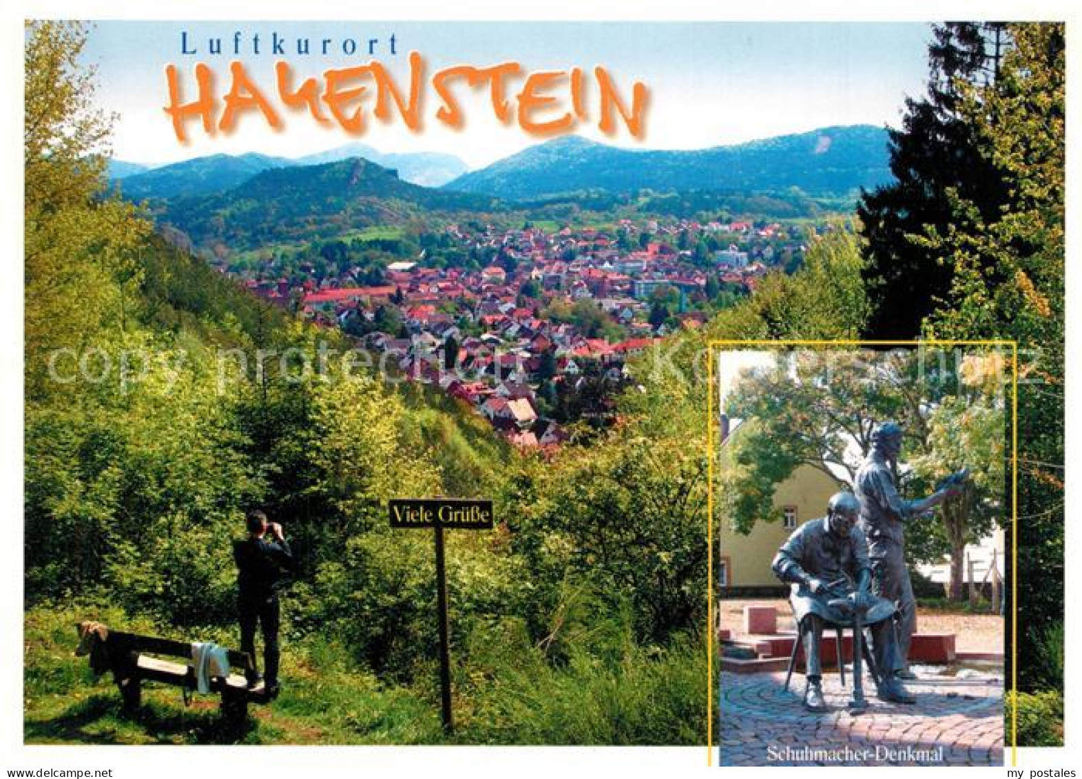 Hauenstein Pfalz Schuhmacher Denkmal Panorama