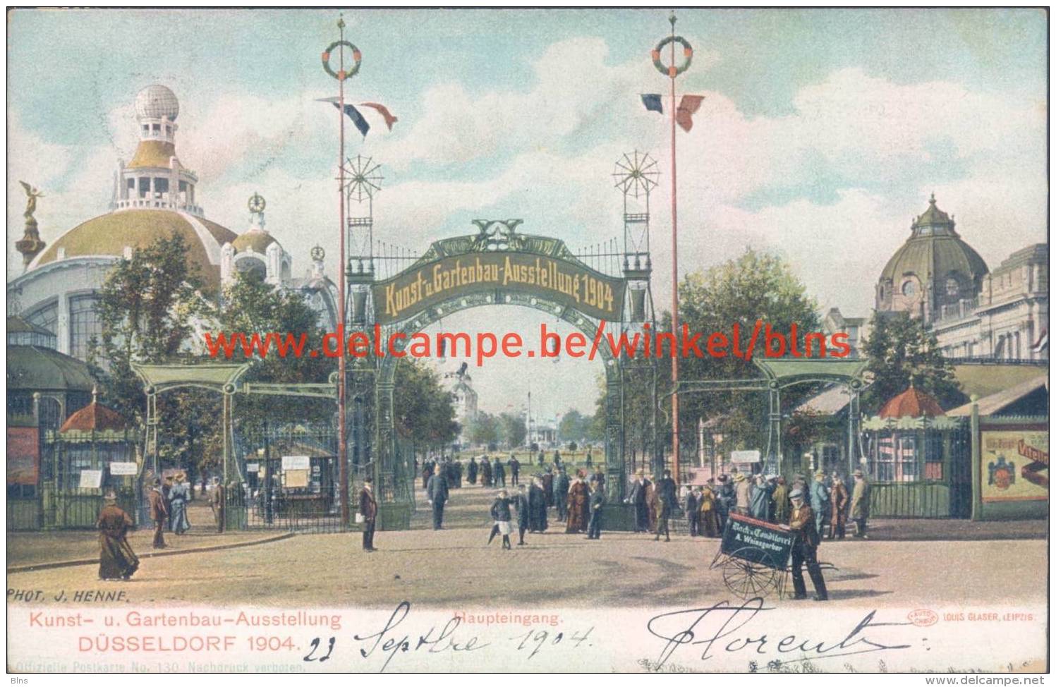 Haupteingang. Düsseldorf 1904.