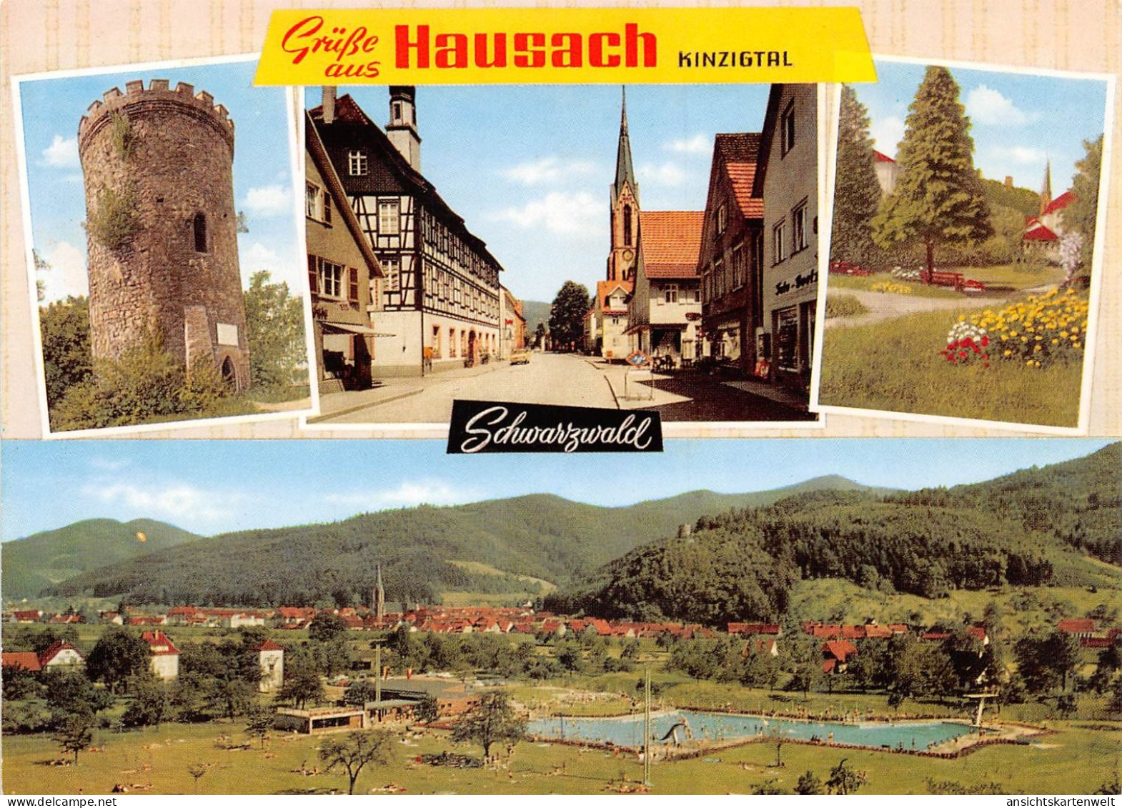 Hausach im Schwarzwald Mehrbildkarte ngl #186.396