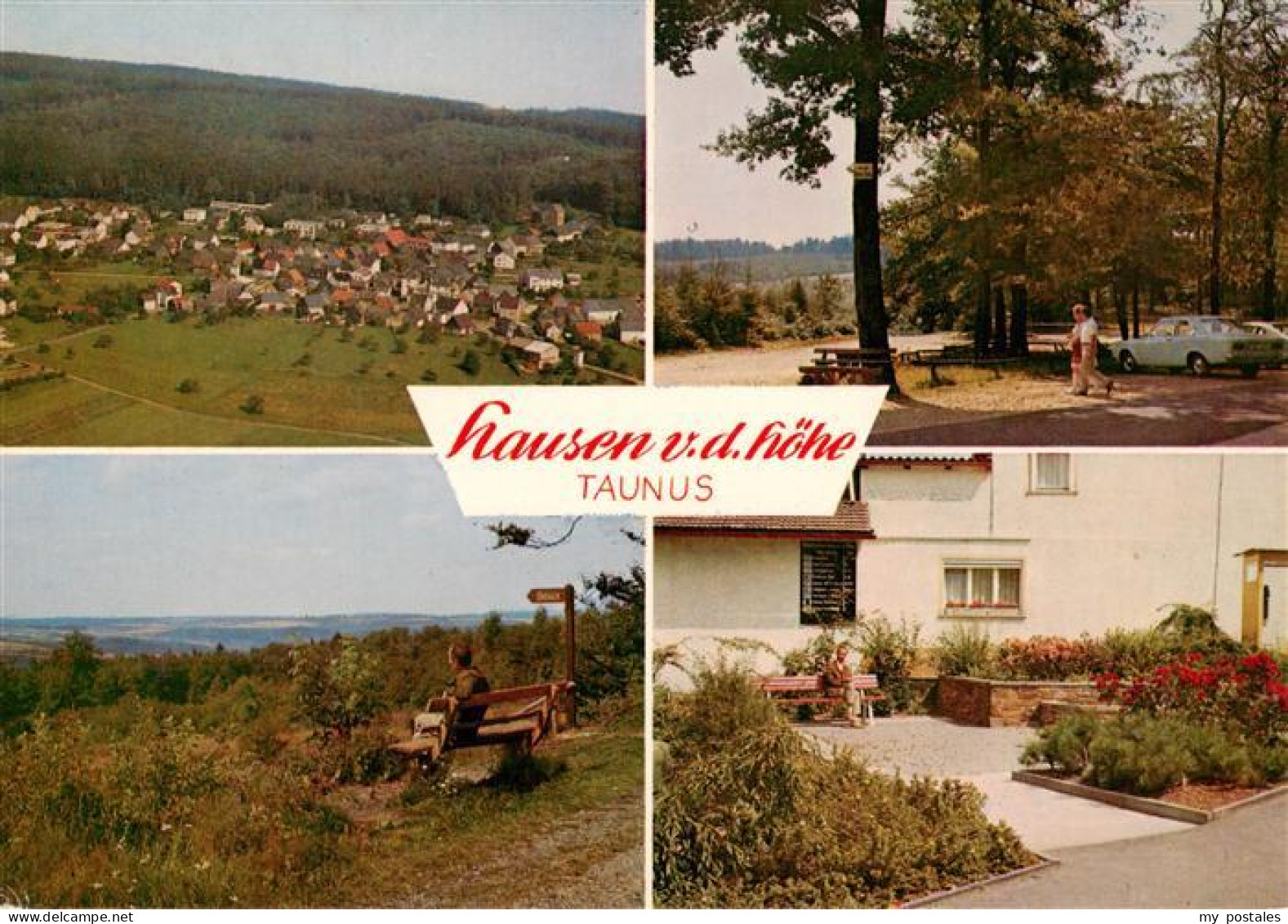 Hausen Hoehe Taunus Fliegeraufnahme Naturpark Rhein Taunus Gaststaette