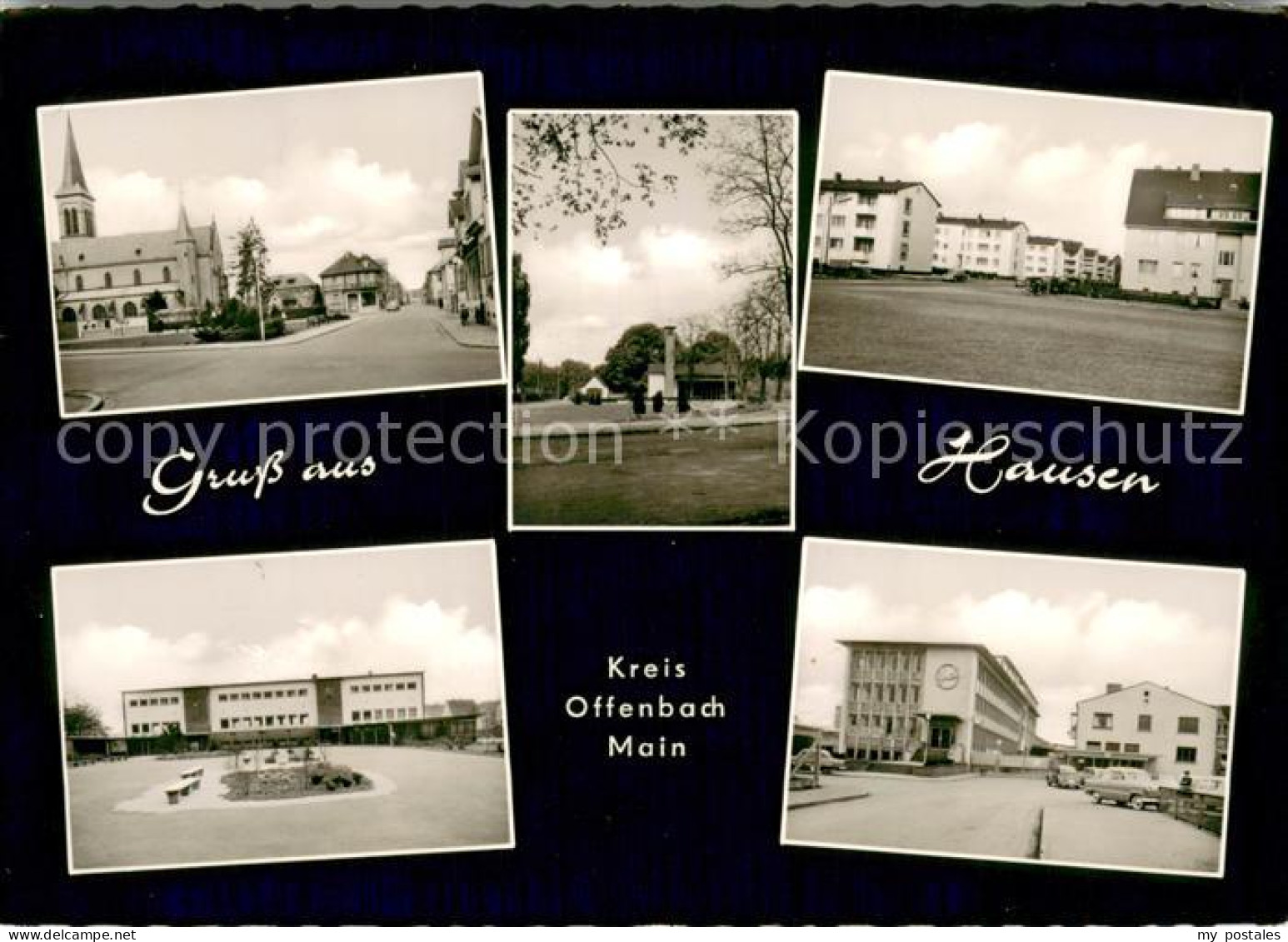 Hausen Offenbach Kirche Ortspartien Joh Vetter Schreibwaren